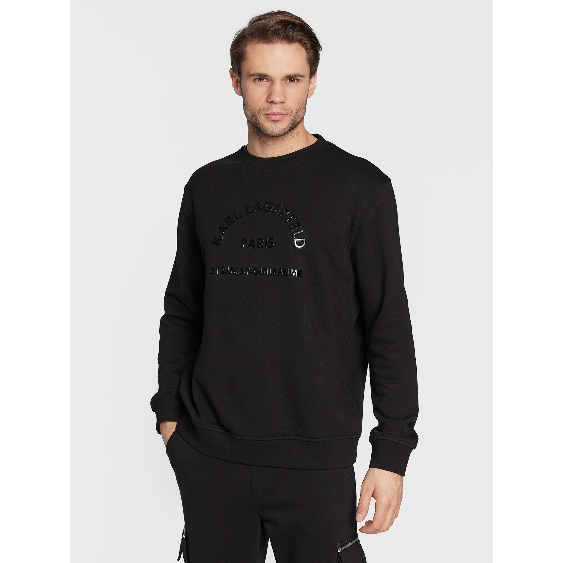 KARL LAGERFELD Суитшърт 705034 524910 Черен Regular Fit - Pepit.bg