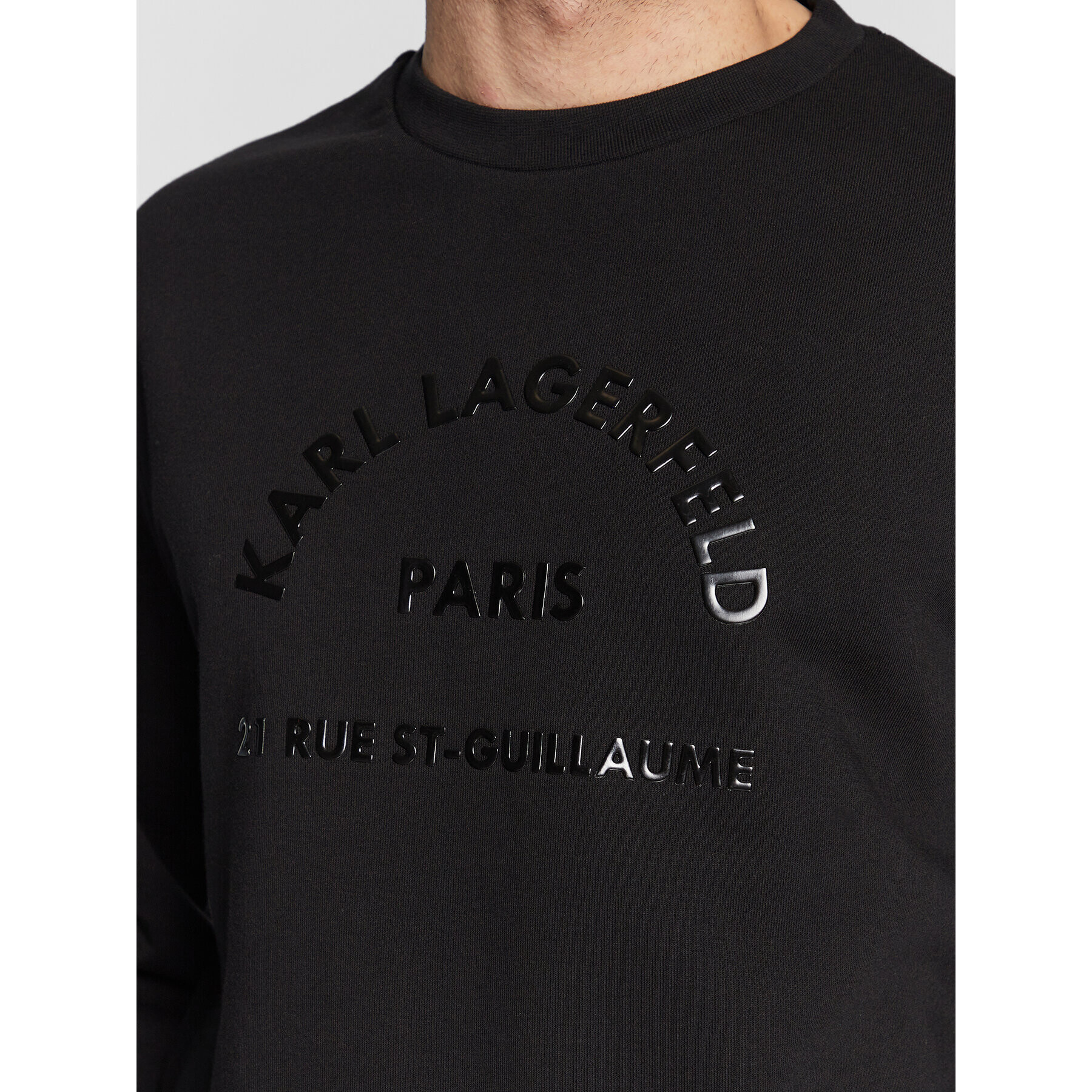 KARL LAGERFELD Суитшърт 705034 524910 Черен Regular Fit - Pepit.bg