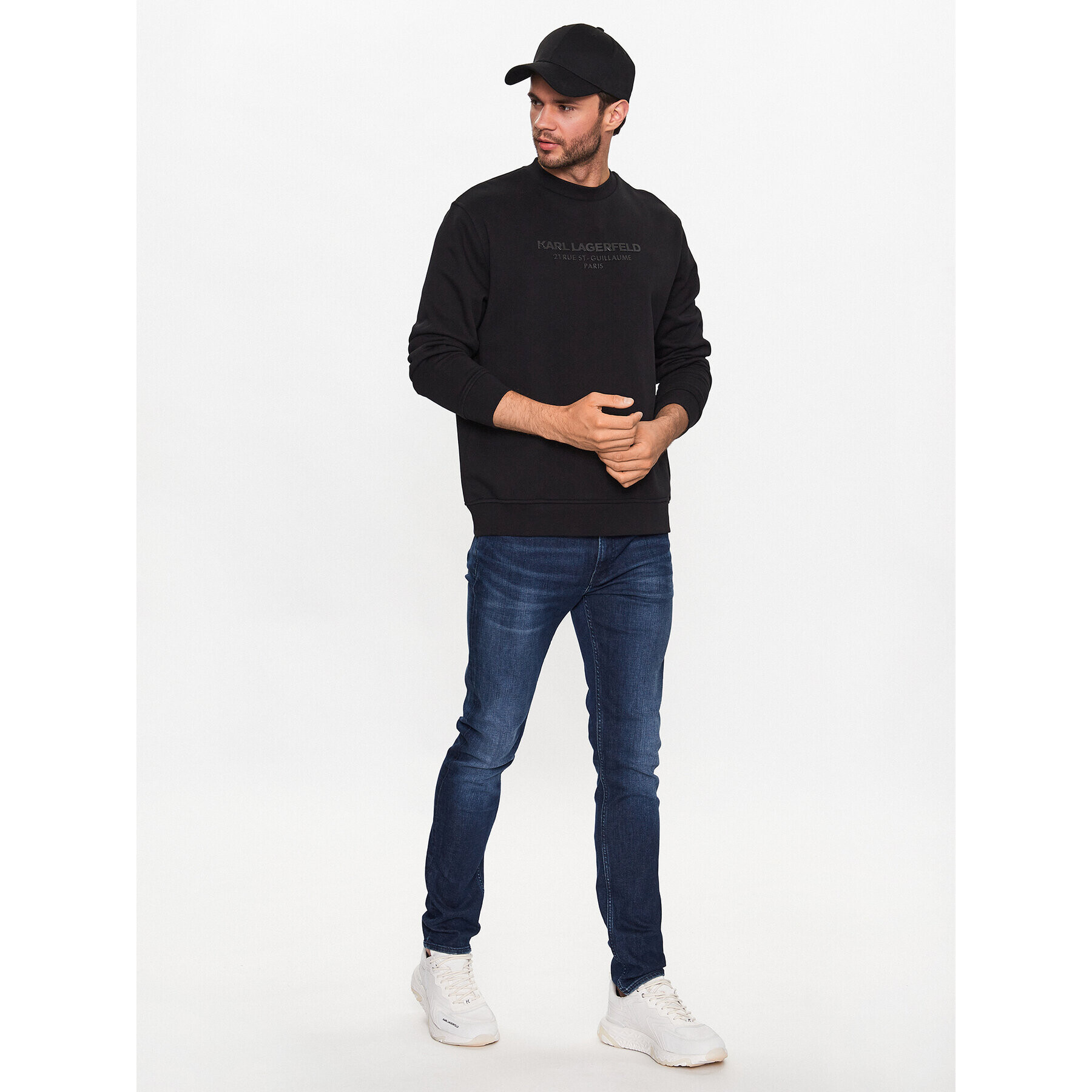 KARL LAGERFELD Суитшърт 705034 532900 Черен Regular Fit - Pepit.bg