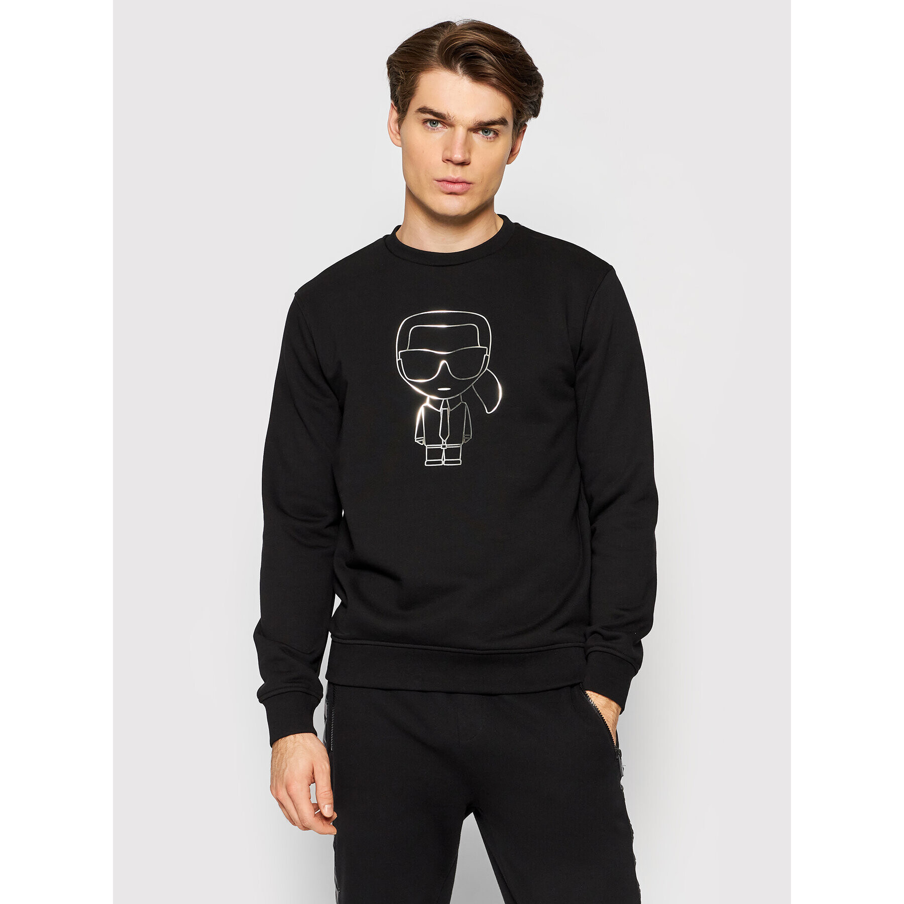 KARL LAGERFELD Суитшърт 705039 512910 Черен Regular Fit - Pepit.bg