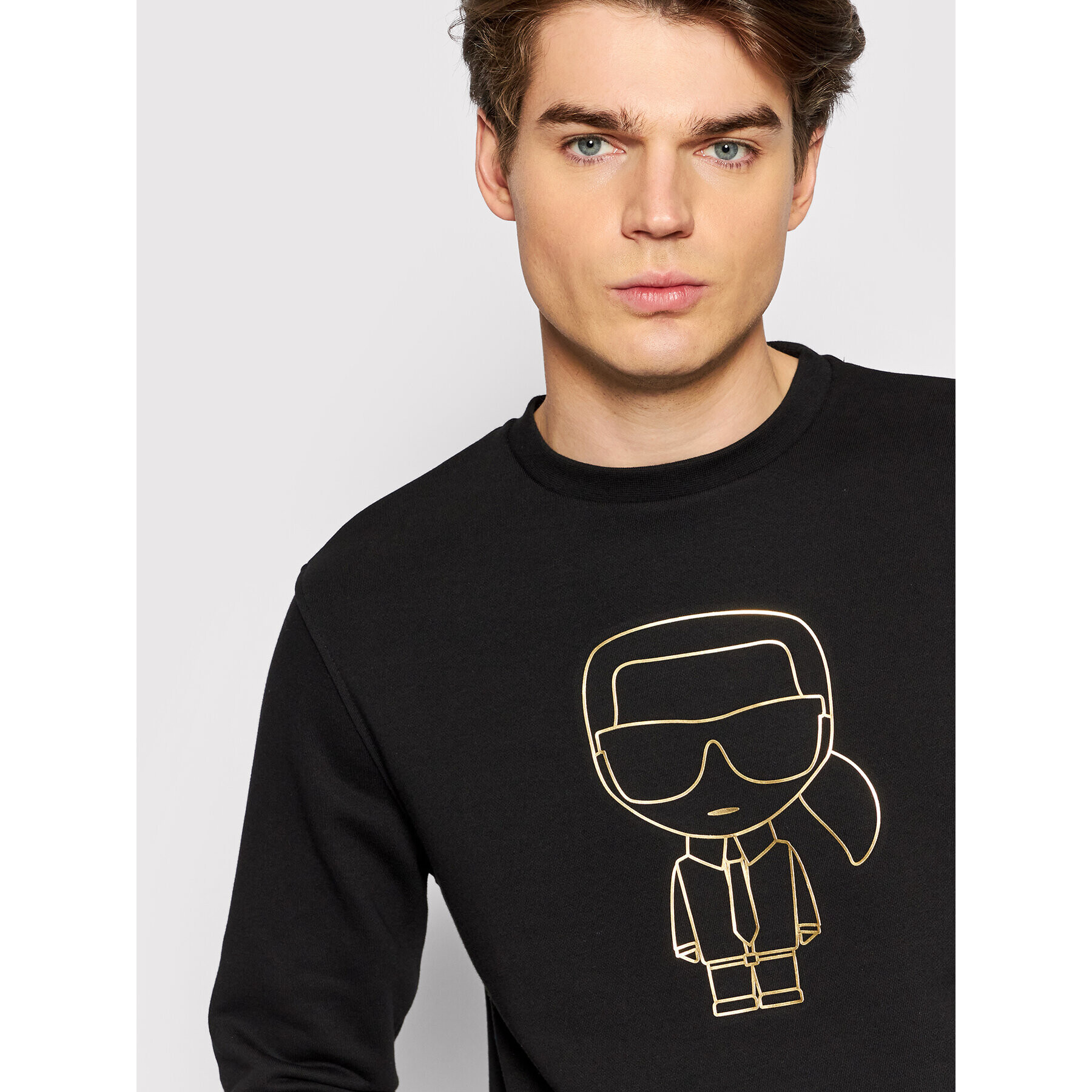 KARL LAGERFELD Суитшърт 705039 512910 Черен Regular Fit - Pepit.bg