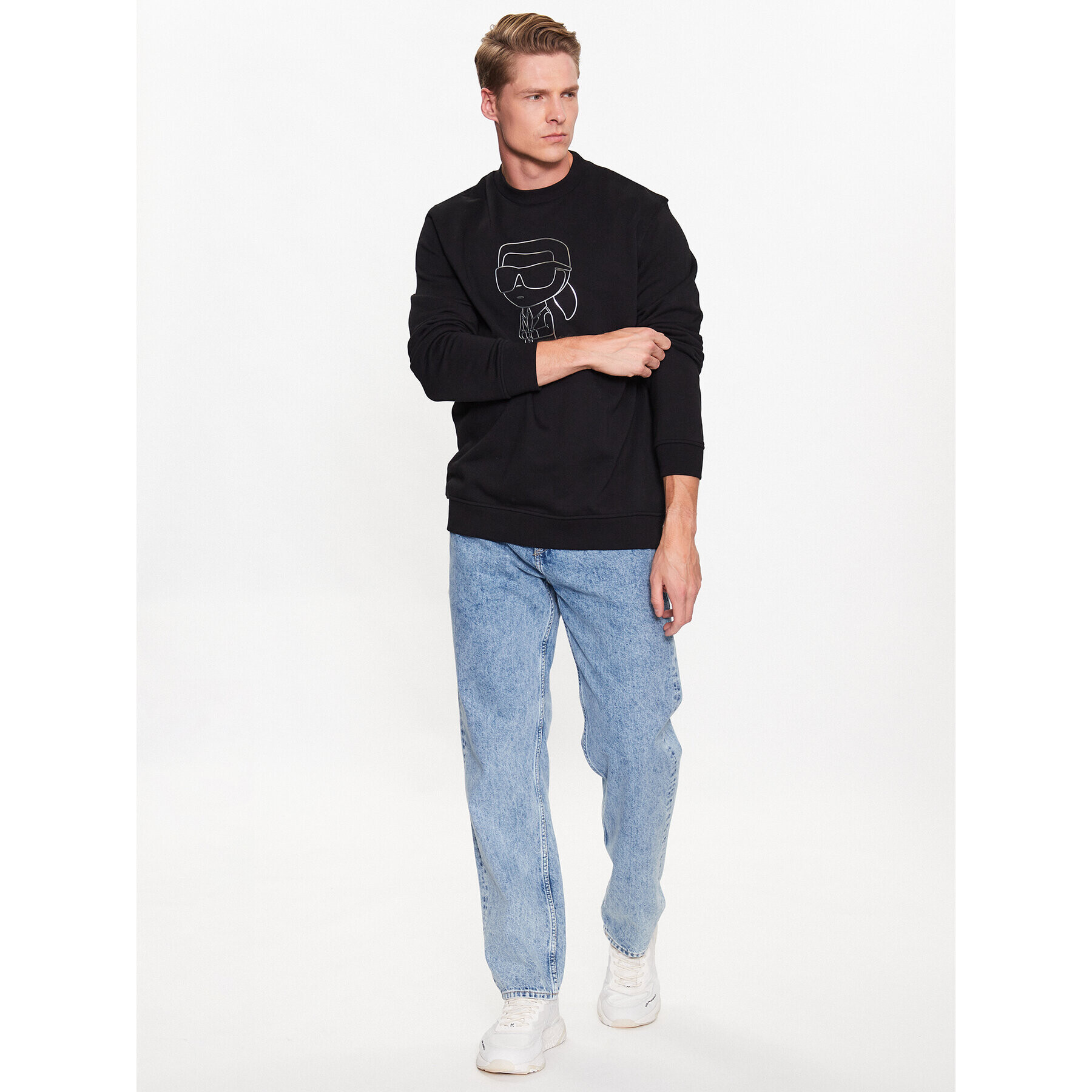 KARL LAGERFELD Суитшърт 705041 532900 Черен Regular Fit - Pepit.bg