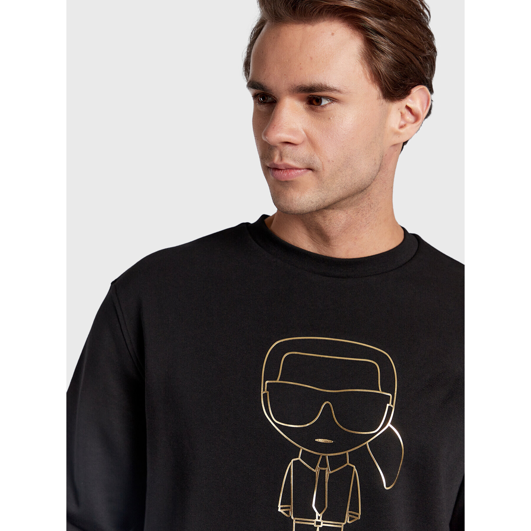 KARL LAGERFELD Суитшърт 705043 524910 Черен Regular Fit - Pepit.bg