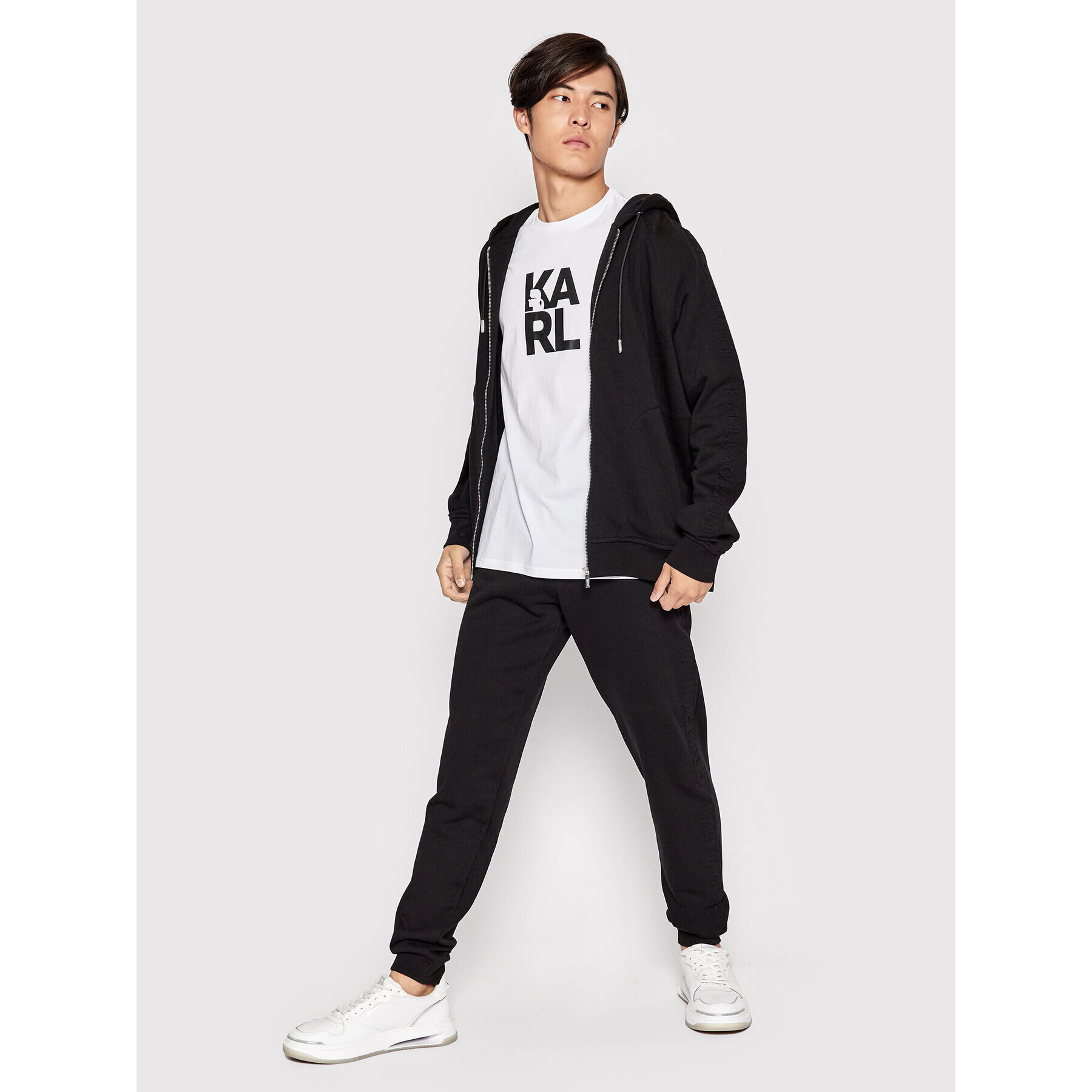KARL LAGERFELD Суитшърт 705050 521900 Черен Regular Fit - Pepit.bg
