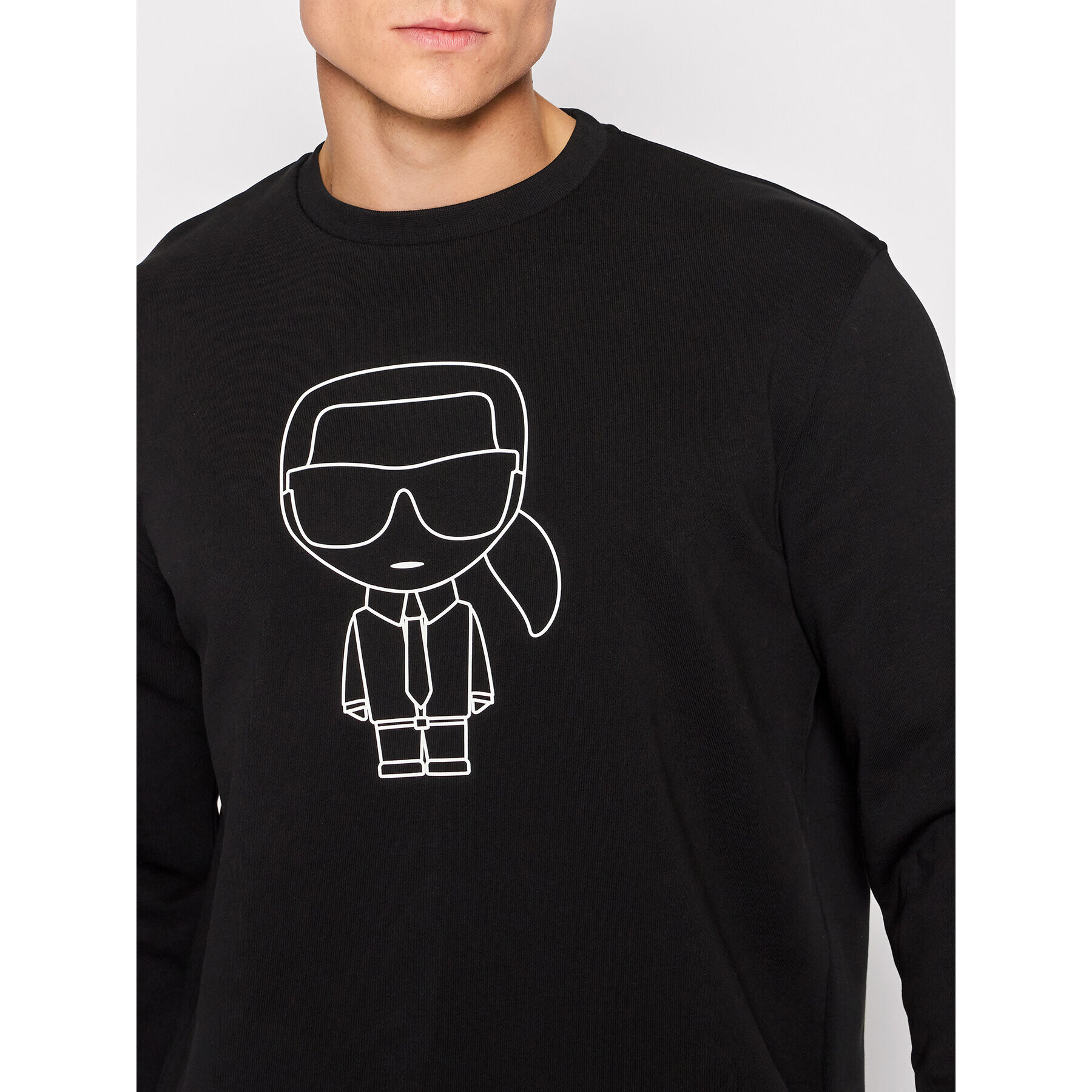 KARL LAGERFELD Суитшърт 705060 521900 Черен Regular Fit - Pepit.bg