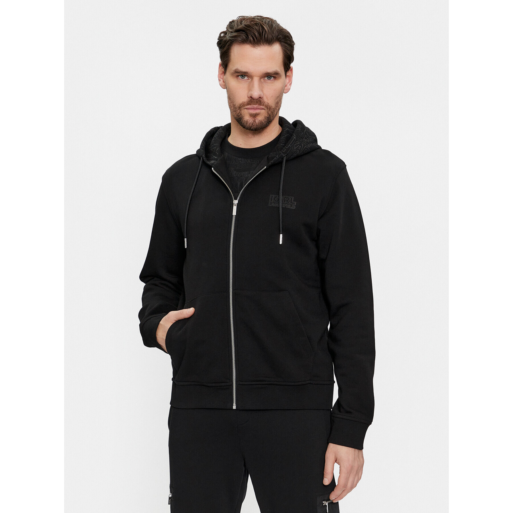 KARL LAGERFELD Суитшърт 705062 541900 Черен Regular Fit - Pepit.bg