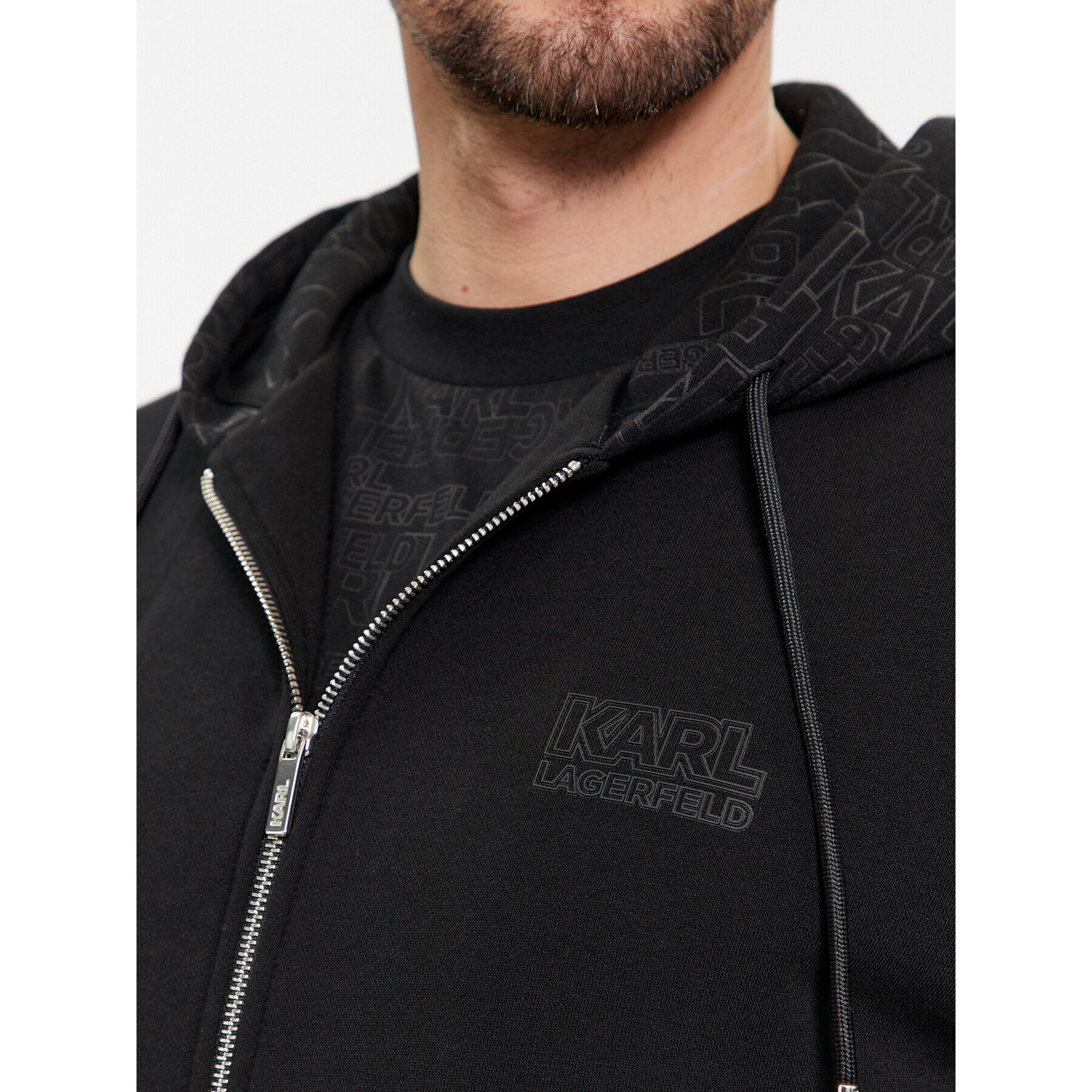 KARL LAGERFELD Суитшърт 705062 541900 Черен Regular Fit - Pepit.bg