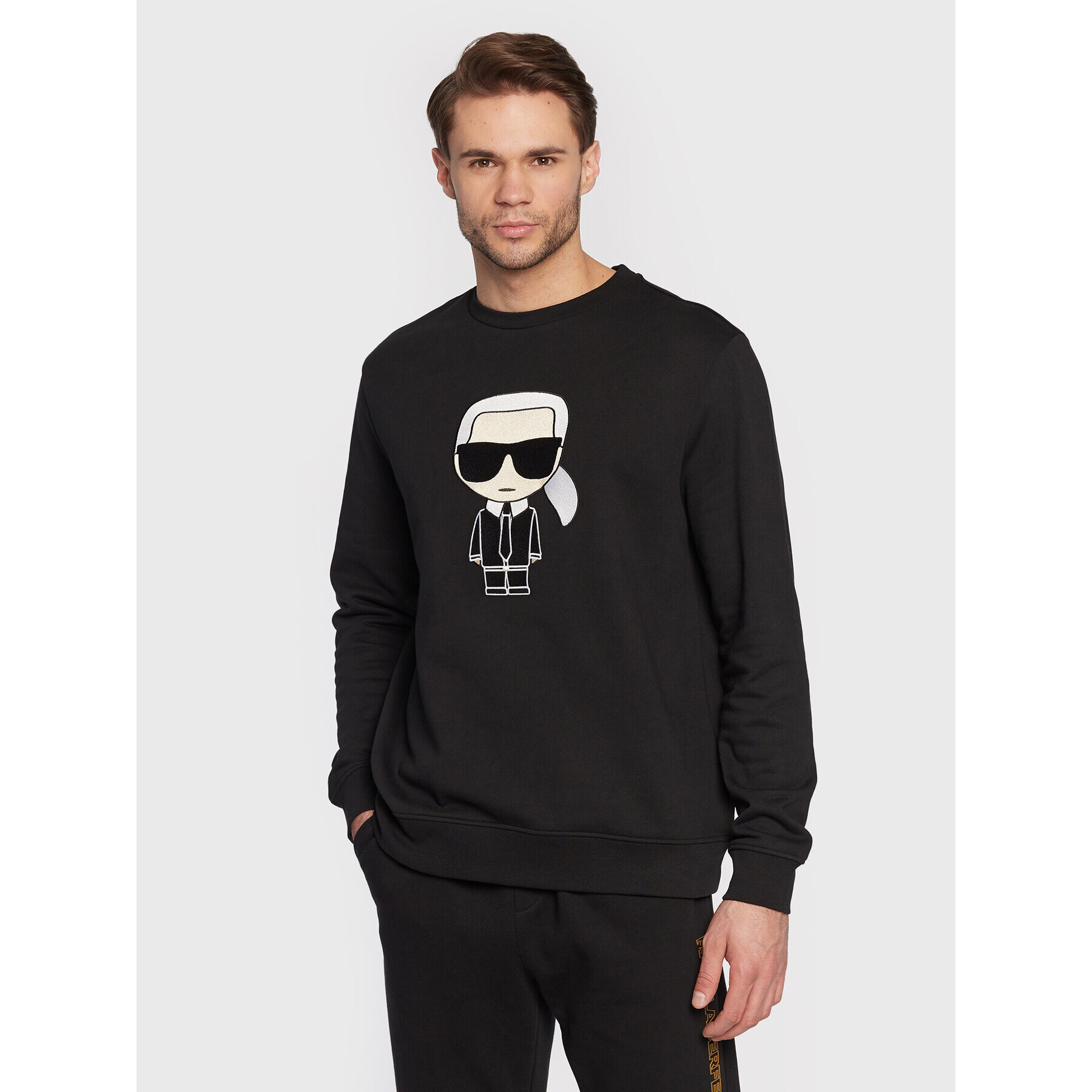 KARL LAGERFELD Суитшърт 705070 524950 Черен Regular Fit - Pepit.bg