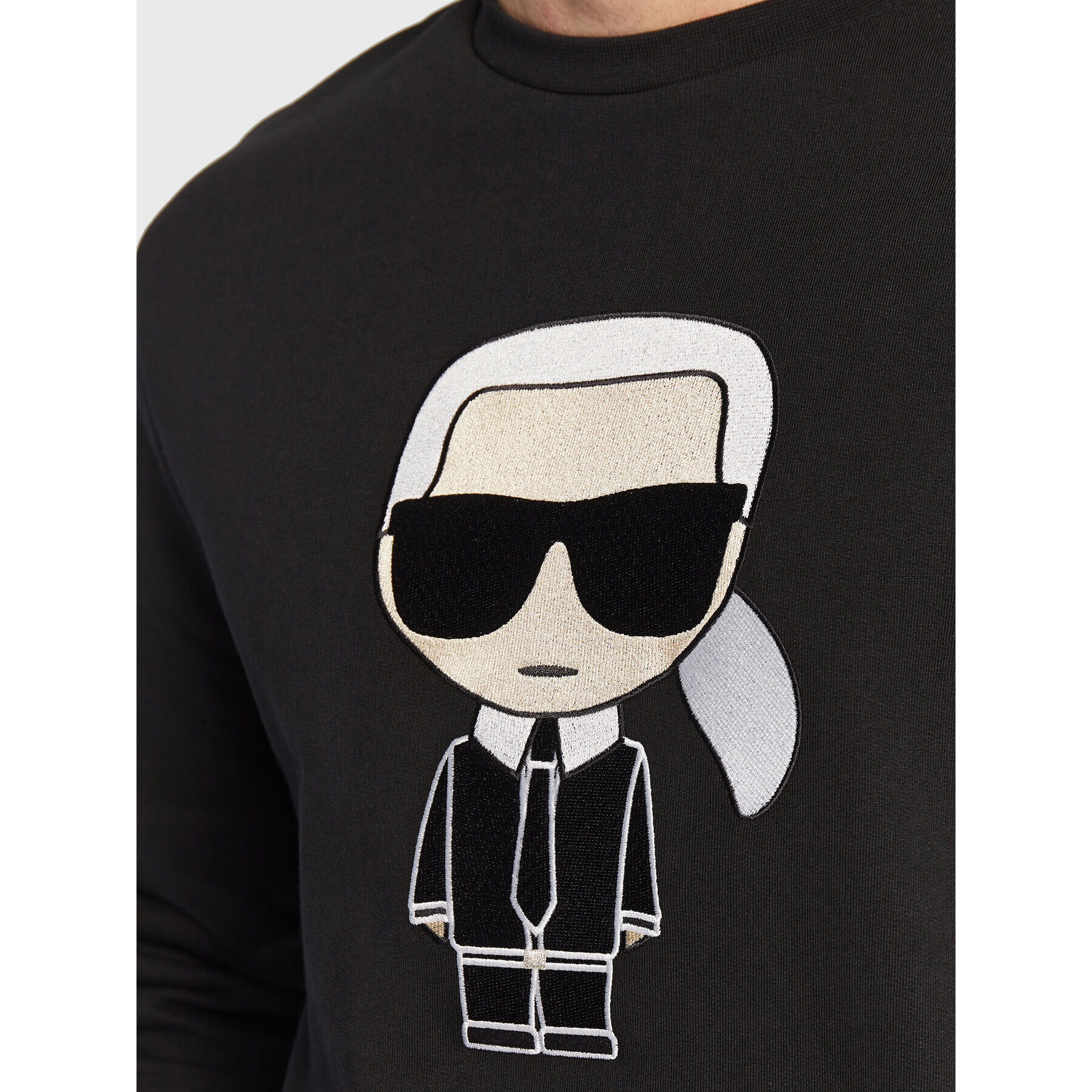 KARL LAGERFELD Суитшърт 705070 524950 Черен Regular Fit - Pepit.bg