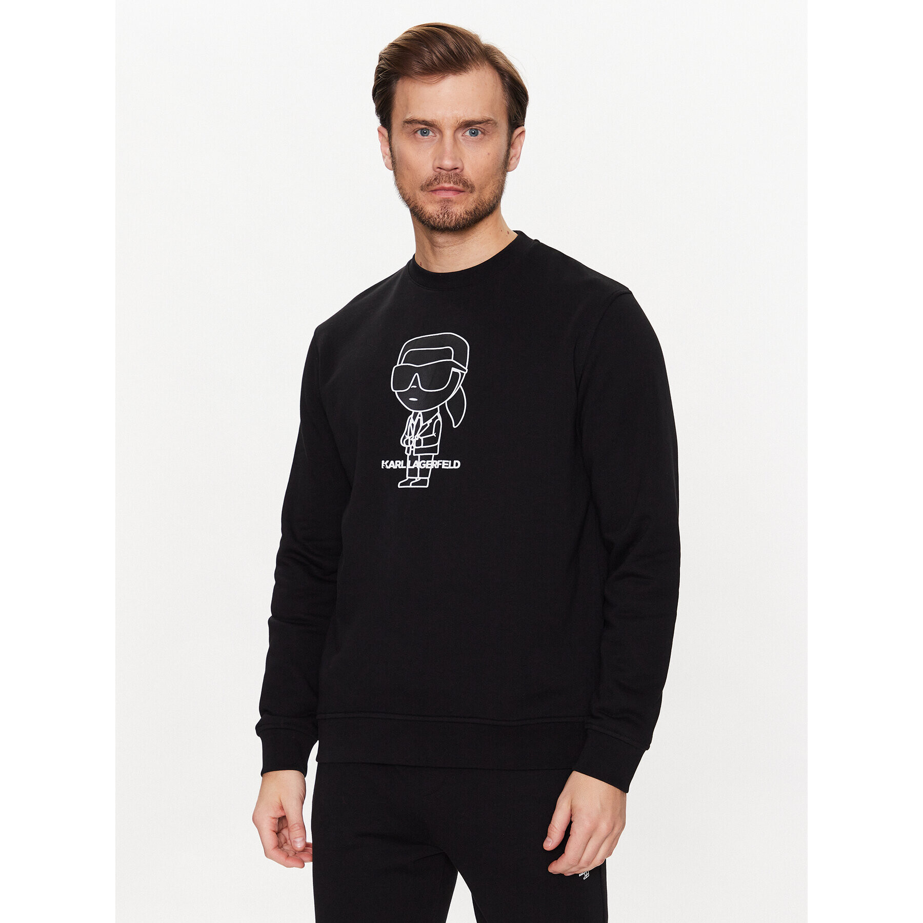 KARL LAGERFELD Суитшърт 705089 531900 Черен Regular Fit - Pepit.bg