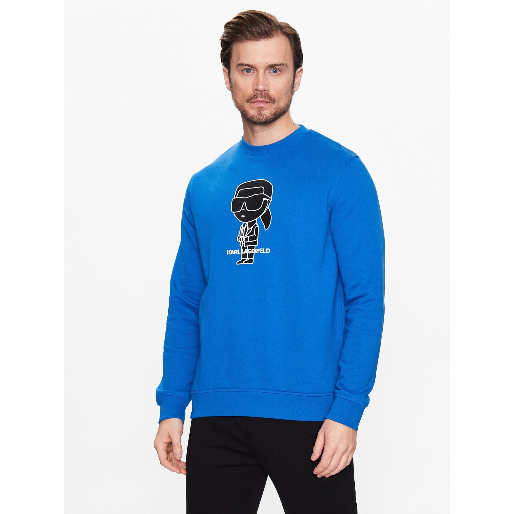 KARL LAGERFELD Суитшърт 705089 531900 Син Regular Fit - Pepit.bg