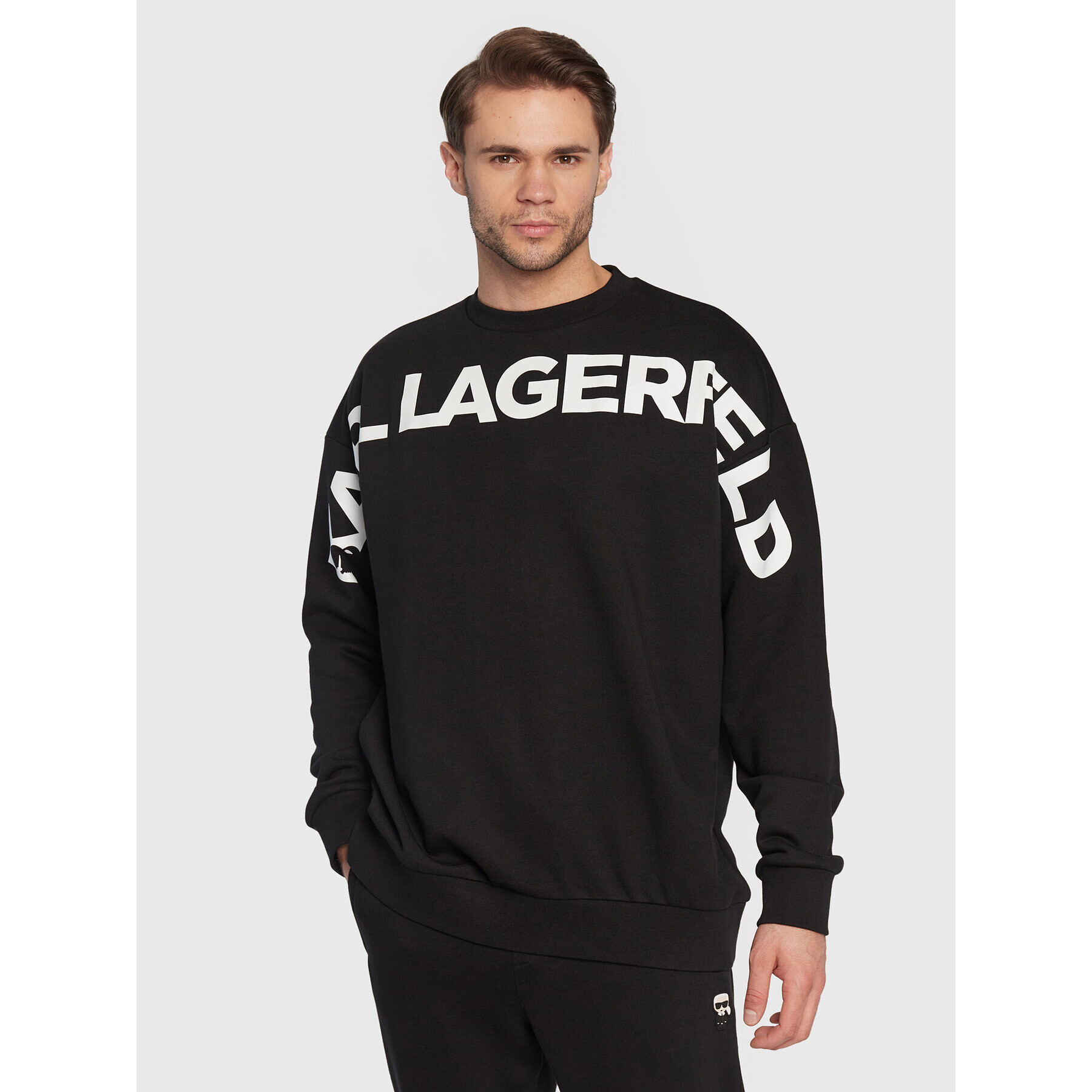 KARL LAGERFELD Суитшърт 705229 524910 Черен Regular Fit - Pepit.bg