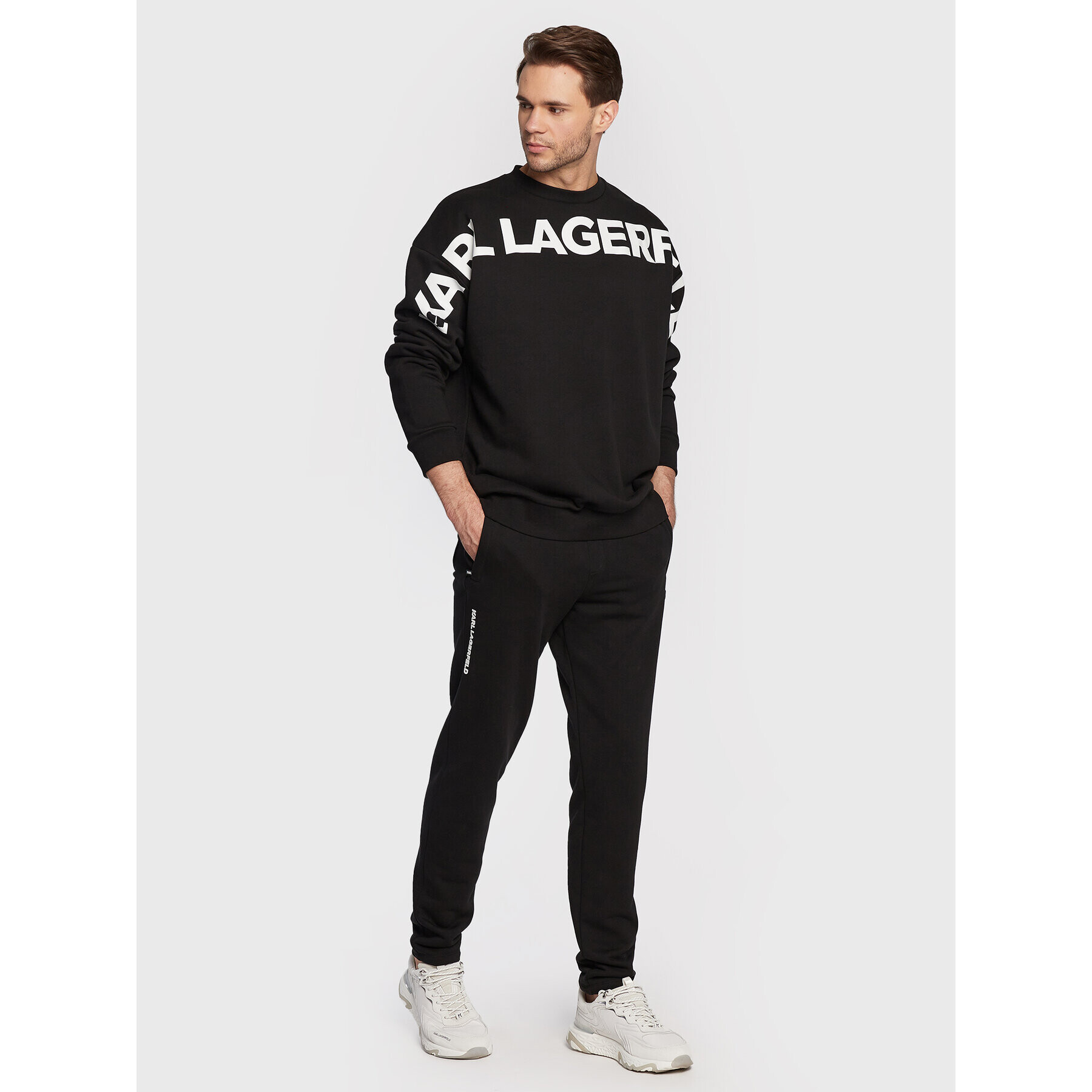 KARL LAGERFELD Суитшърт 705229 524910 Черен Regular Fit - Pepit.bg