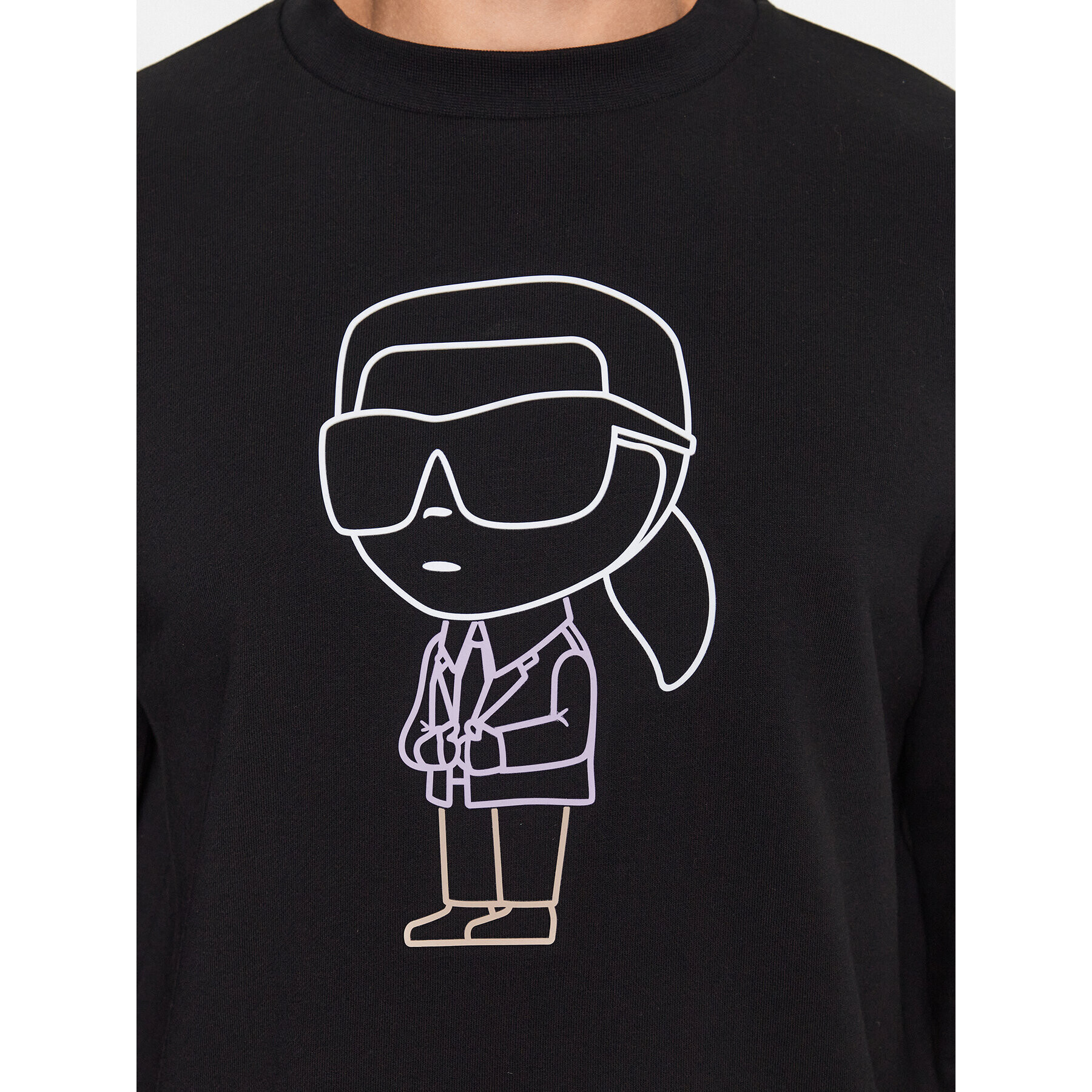 KARL LAGERFELD Суитшърт 705400 533910 Черен Regular Fit - Pepit.bg