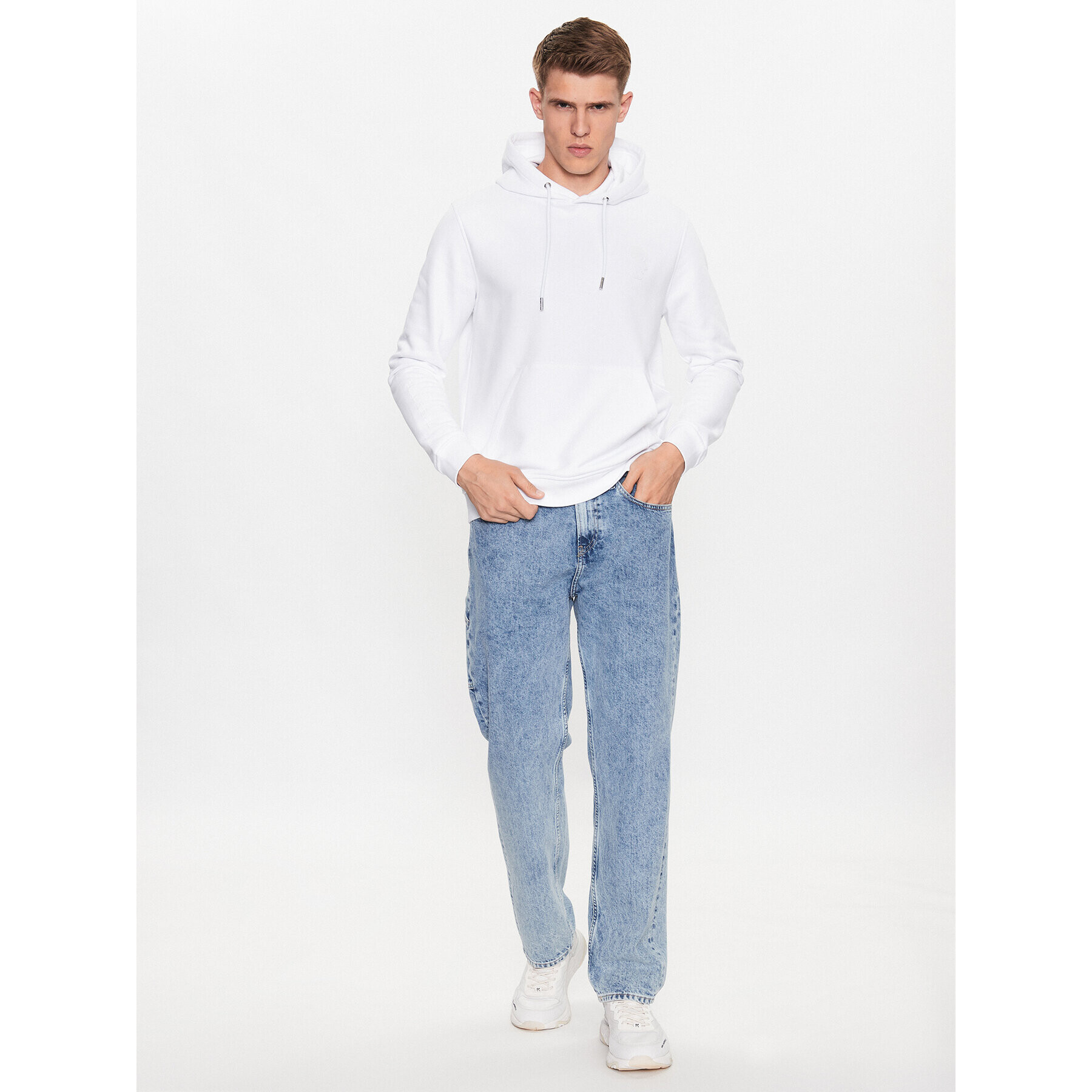KARL LAGERFELD Суитшърт 705402 533910 Бял Regular Fit - Pepit.bg