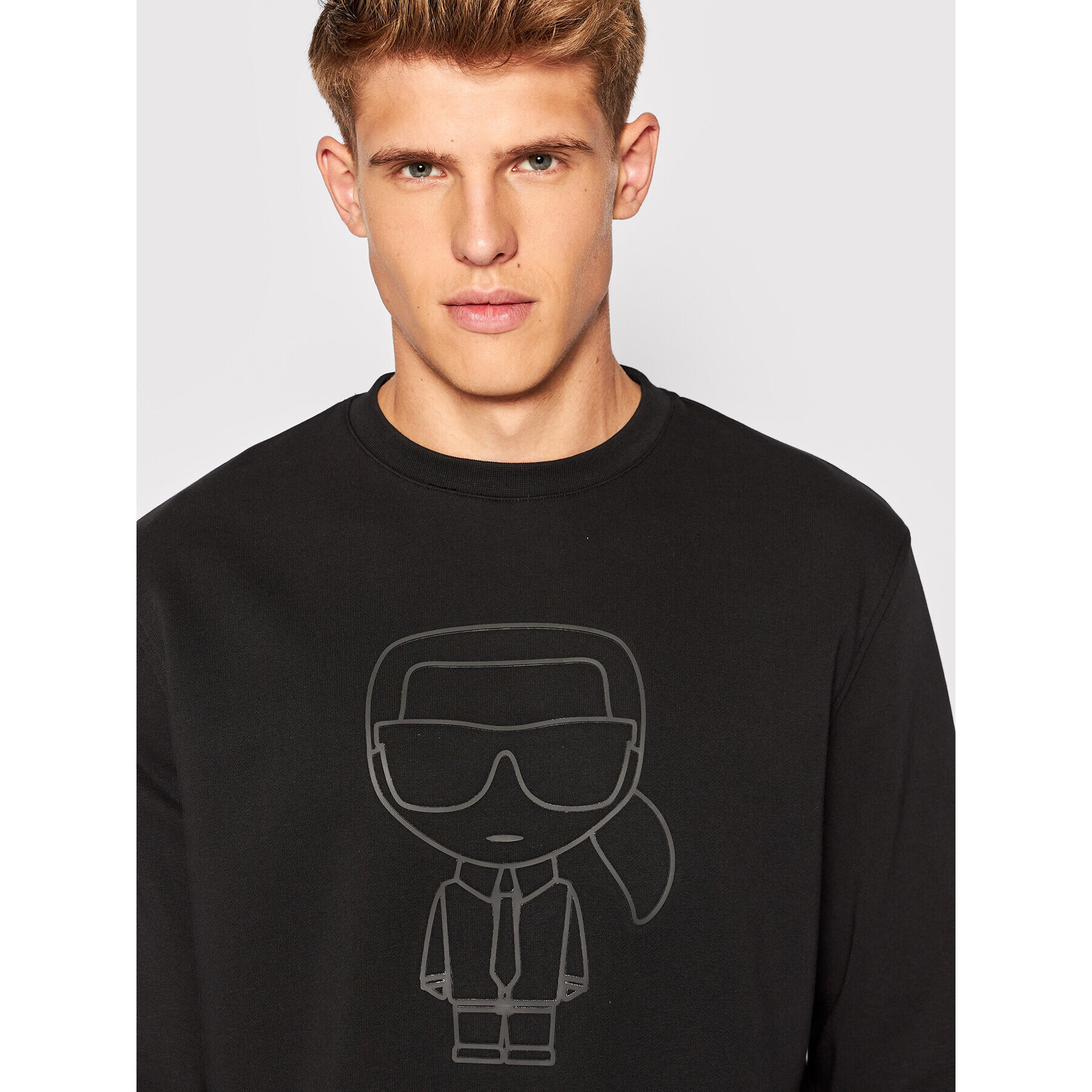 KARL LAGERFELD Суитшърт 705406 523900 Черен Regular Fit - Pepit.bg