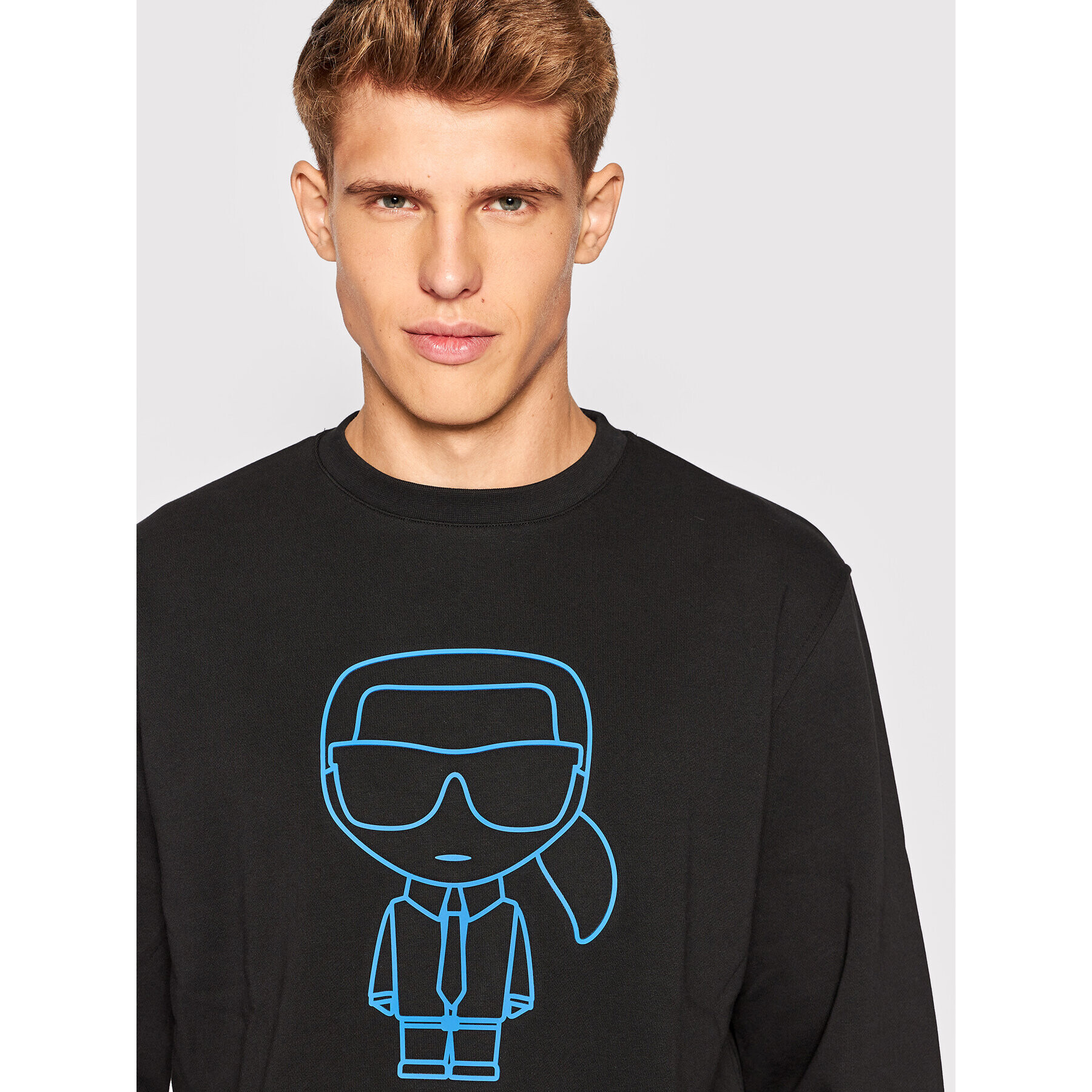 KARL LAGERFELD Суитшърт 705406 523900 Черен Regular Fit - Pepit.bg