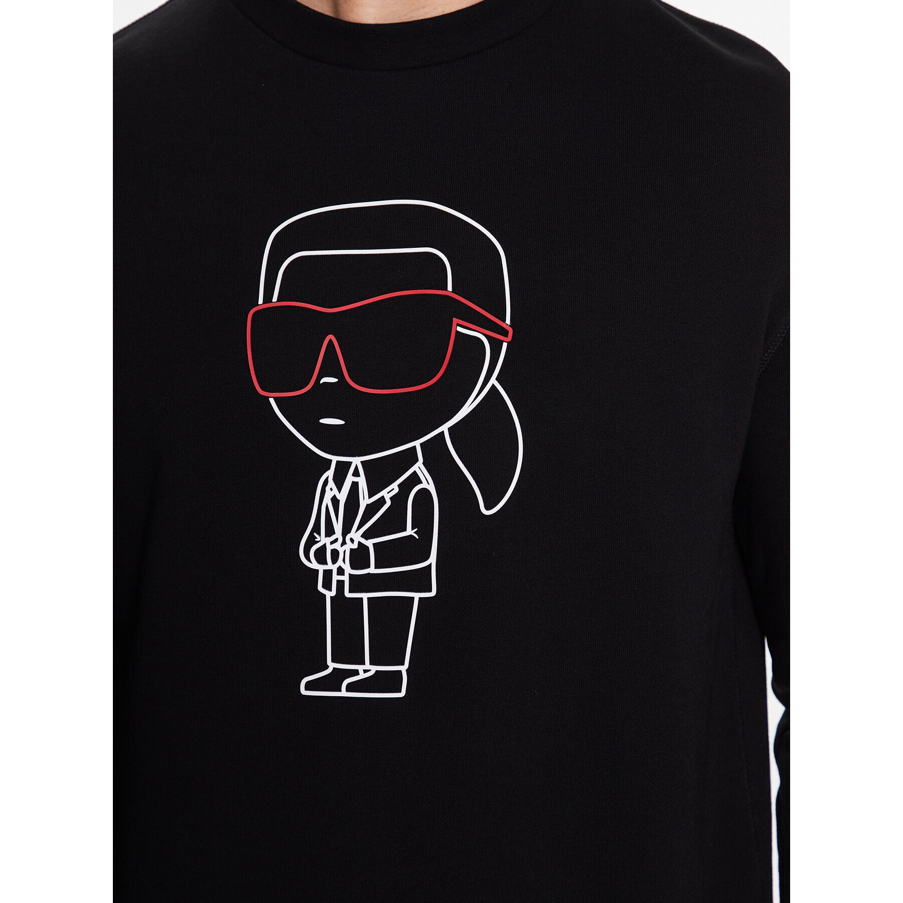 KARL LAGERFELD Суитшърт 705420 532900 Черен Regular Fit - Pepit.bg