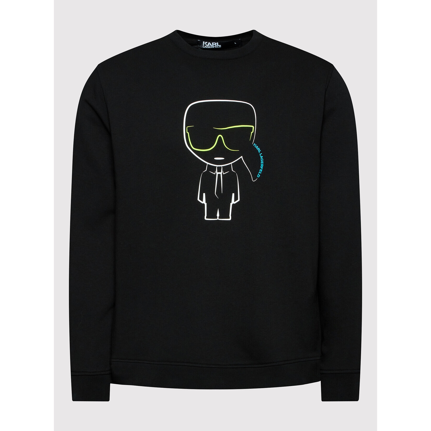 KARL LAGERFELD Суитшърт Crew Neck 705425 521900 Черен Regular Fit - Pepit.bg