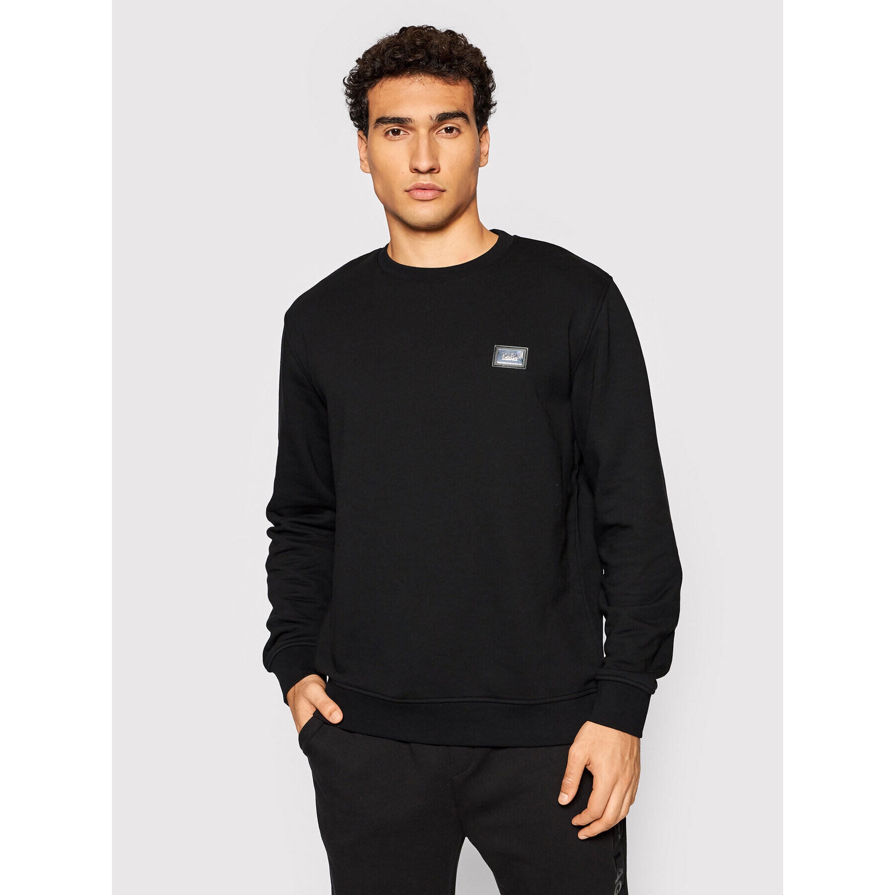 KARL LAGERFELD Суитшърт Crewneck 705048 512910 Черен Regular Fit - Pepit.bg