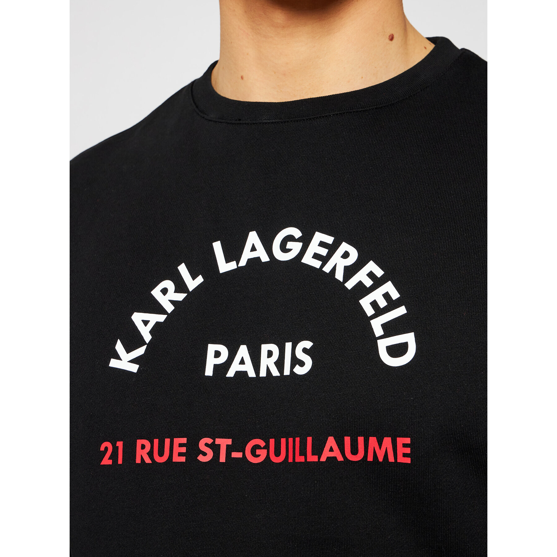 KARL LAGERFELD Суитшърт Crewneck 705070 511900 Черен Regular Fit - Pepit.bg