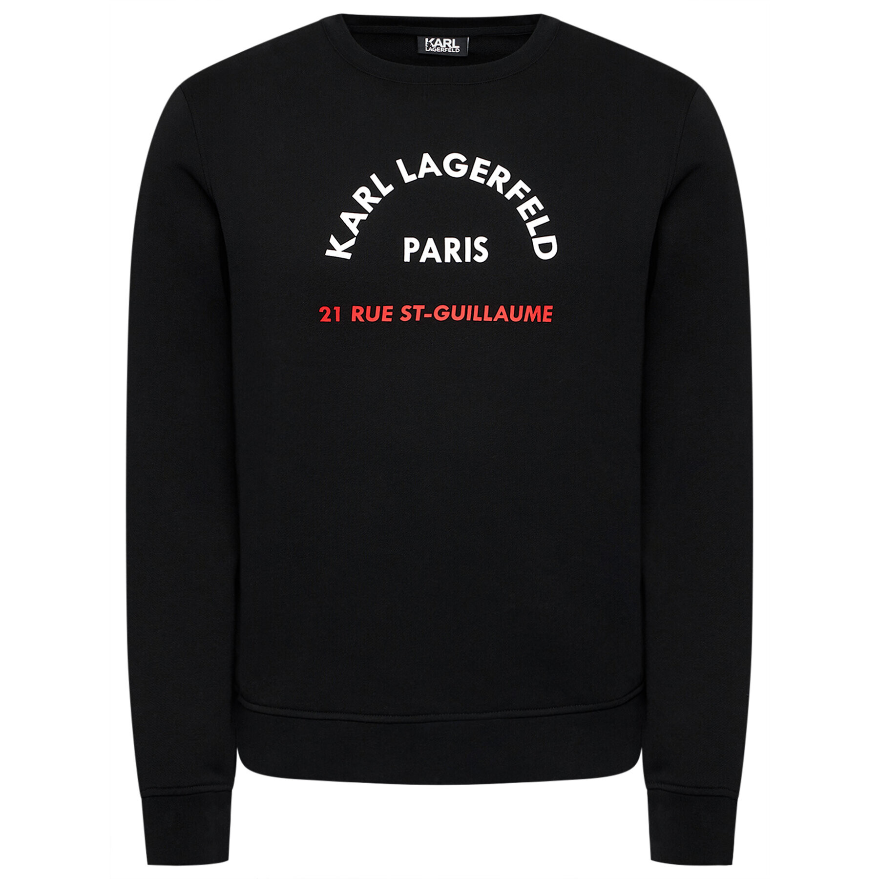 KARL LAGERFELD Суитшърт Crewneck 705070 511900 Черен Regular Fit - Pepit.bg