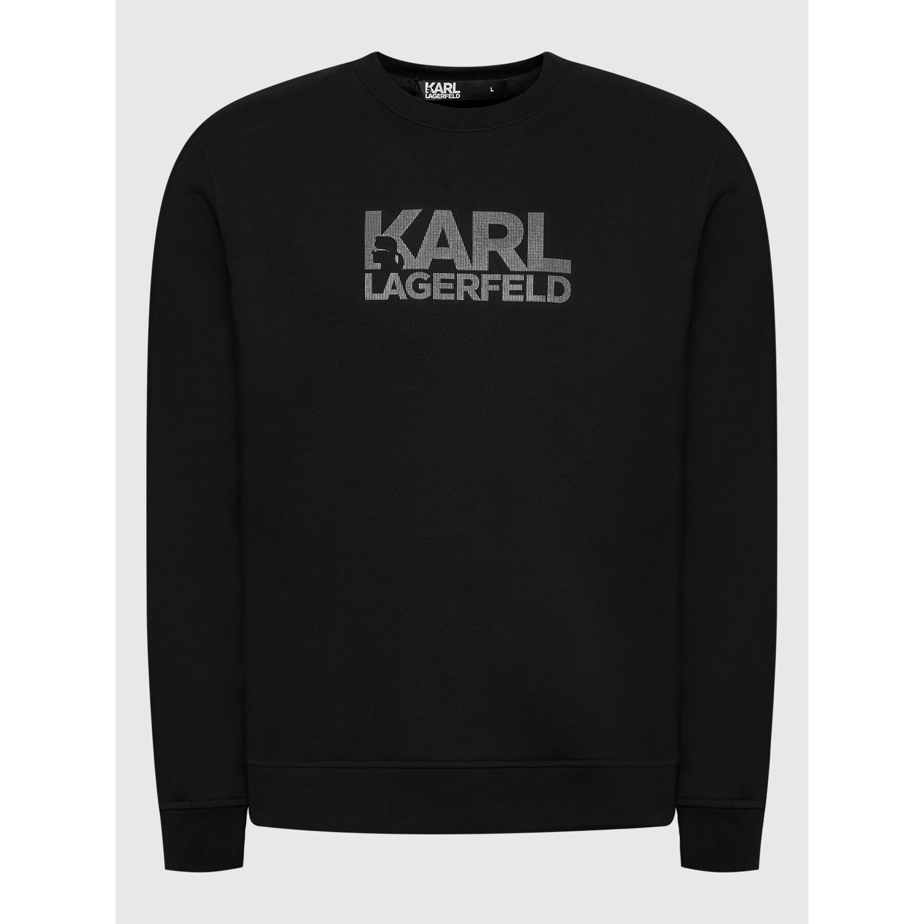 KARL LAGERFELD Суитшърт Crewneck 705400 521900 Черен Regular Fit - Pepit.bg