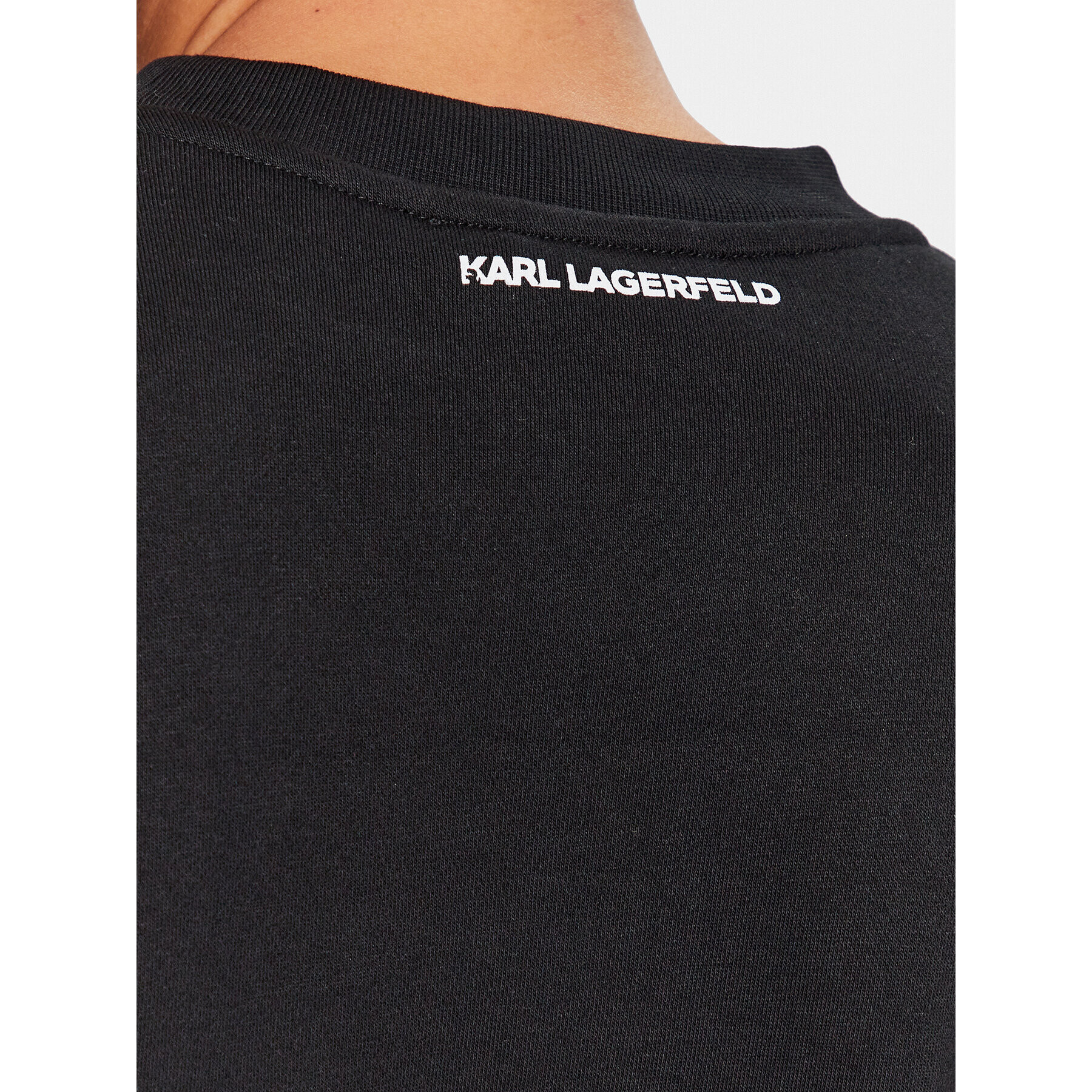 KARL LAGERFELD Суитшърт Ikonik 2.0 231W1804 Черен Regular Fit - Pepit.bg