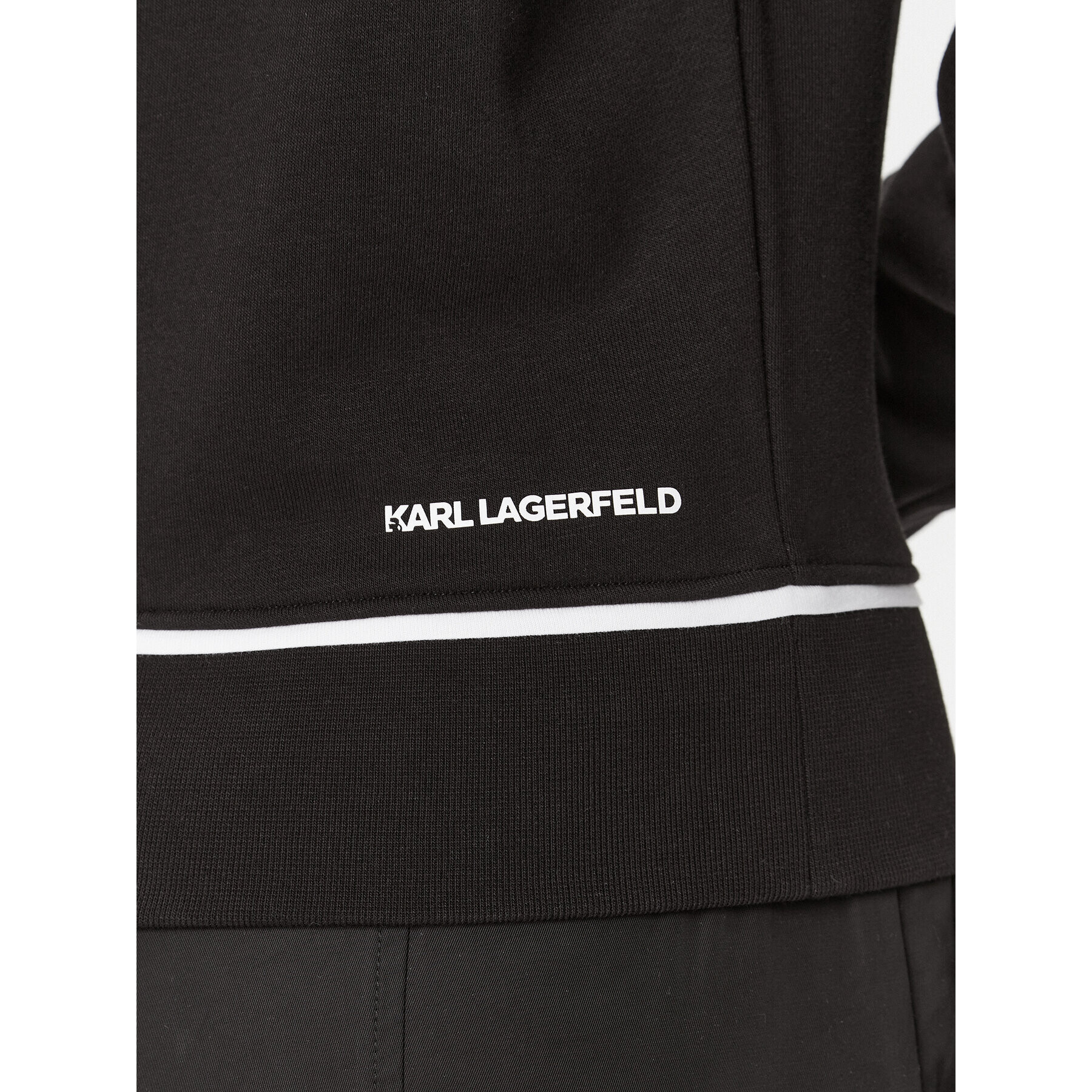 KARL LAGERFELD Суитшърт Ikonik 2.0 235W1816 Черен Regular Fit - Pepit.bg