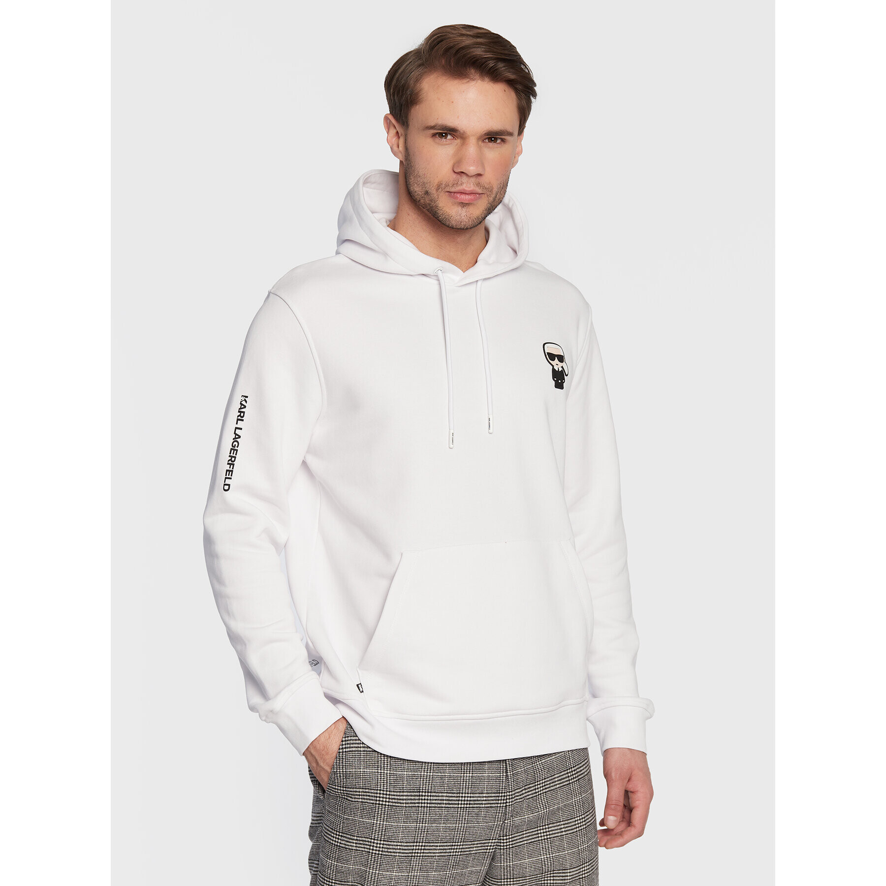 KARL LAGERFELD Суитшърт Sweat 705045 524910 Бял Regular Fit - Pepit.bg