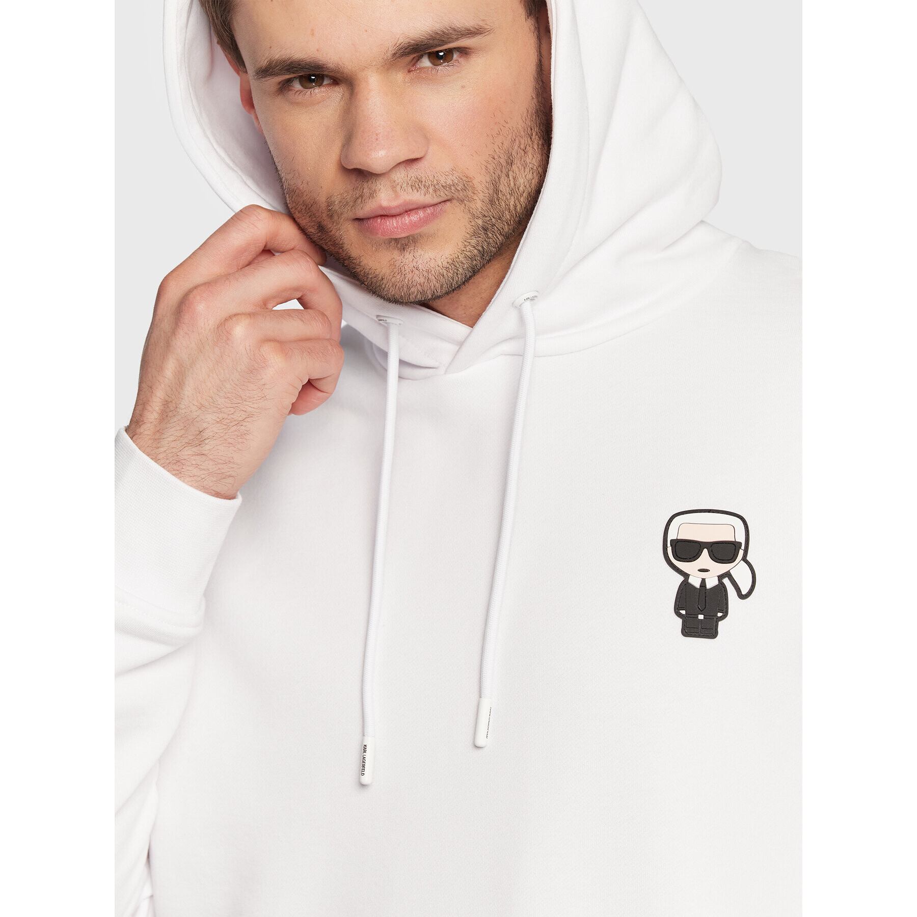 KARL LAGERFELD Суитшърт Sweat 705045 524910 Бял Regular Fit - Pepit.bg