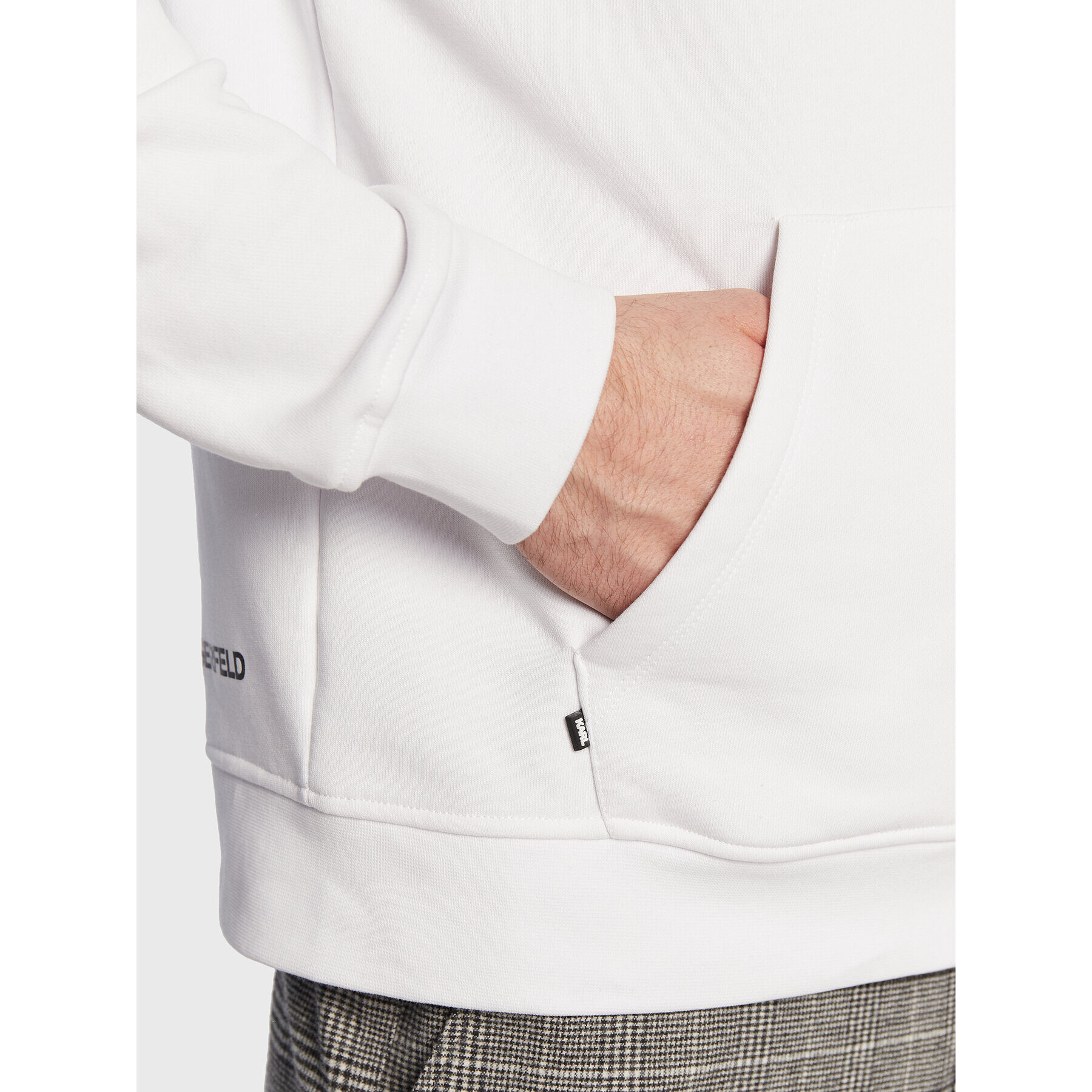 KARL LAGERFELD Суитшърт Sweat 705045 524910 Бял Regular Fit - Pepit.bg
