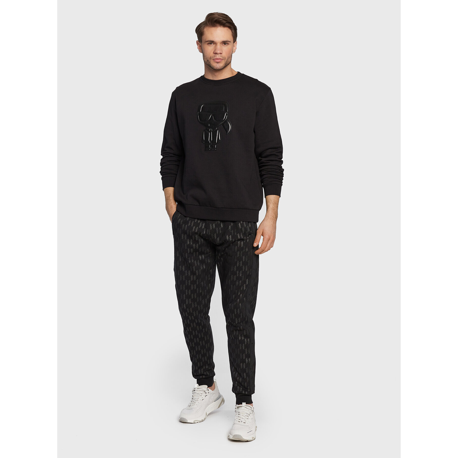 KARL LAGERFELD Суитшърт Sweat 705064 524940 Черен Regular Fit - Pepit.bg