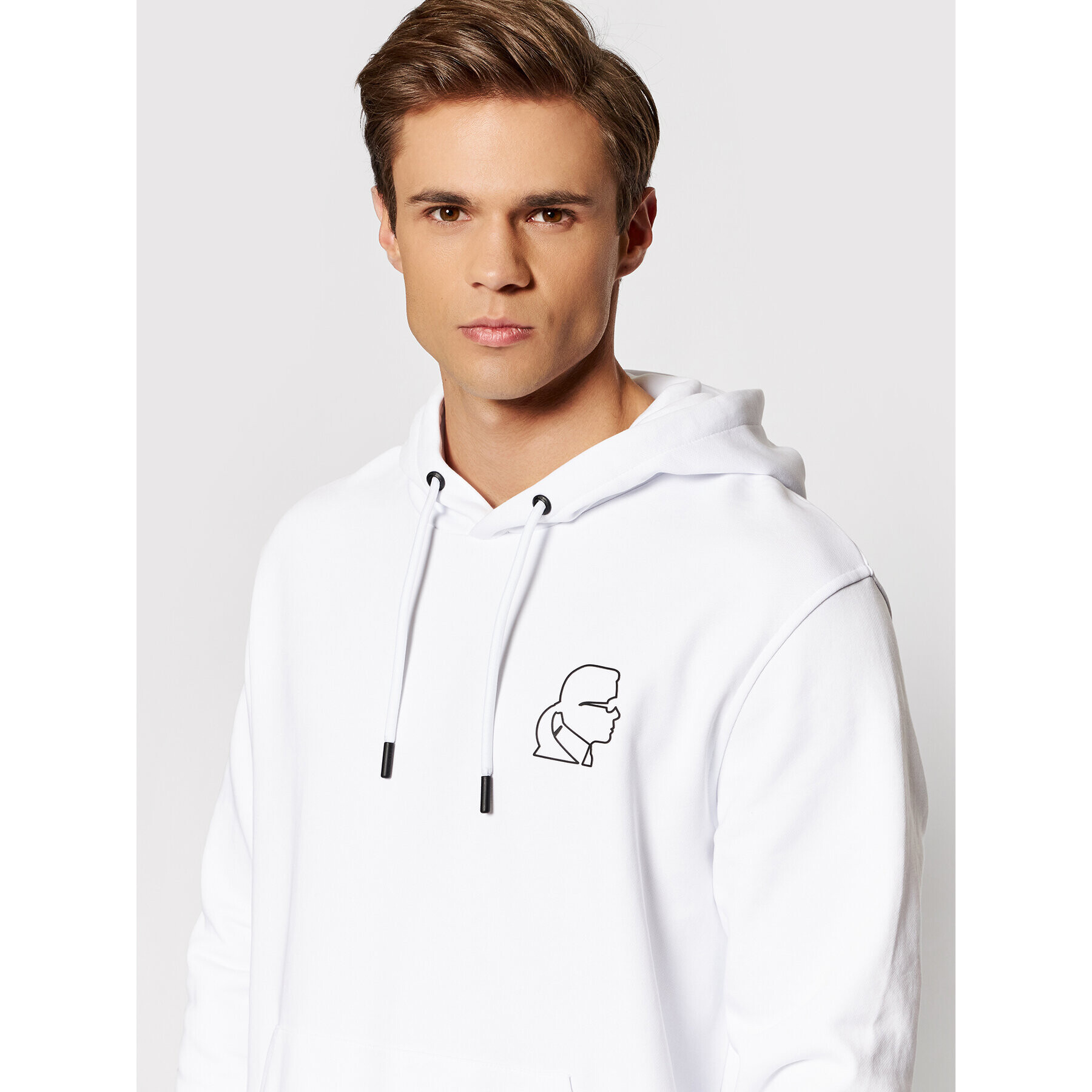 KARL LAGERFELD Суитшърт Sweat 705079 512900 Бял Regular Fit - Pepit.bg