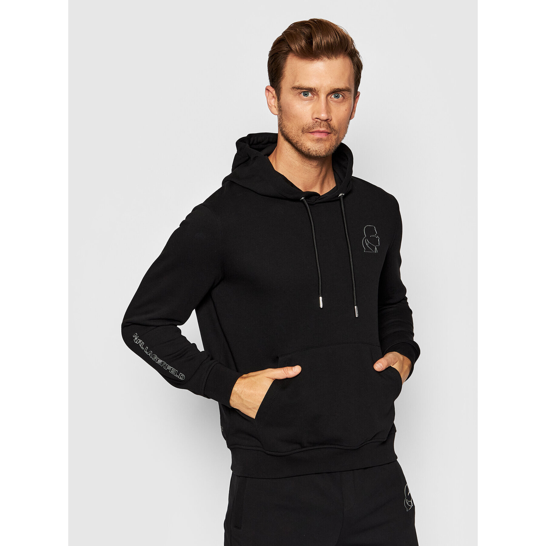 KARL LAGERFELD Суитшърт Sweat 705079 512900 Черен Regular Fit - Pepit.bg