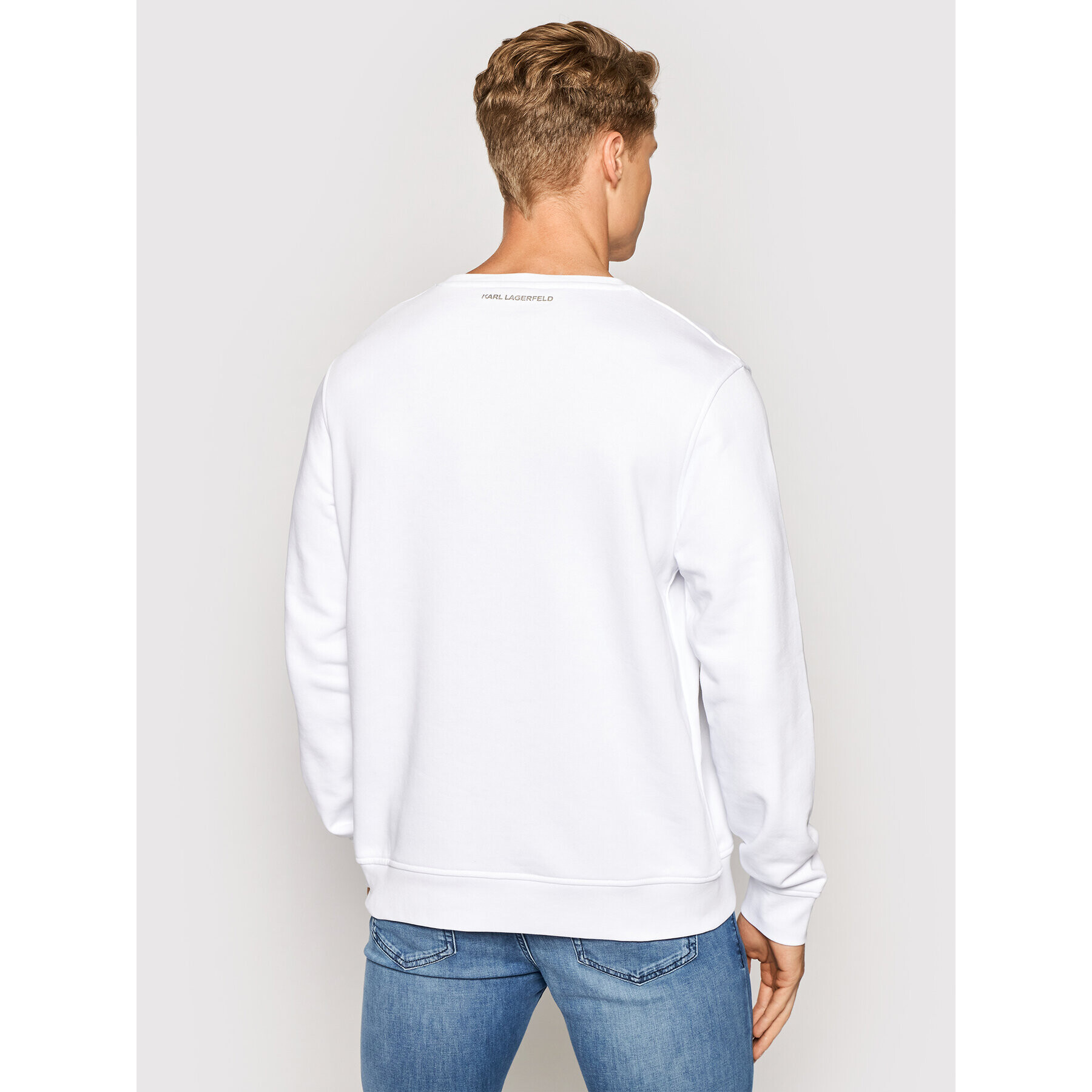 KARL LAGERFELD Суитшърт Sweat 705080 511900 Бял Regular Fit - Pepit.bg