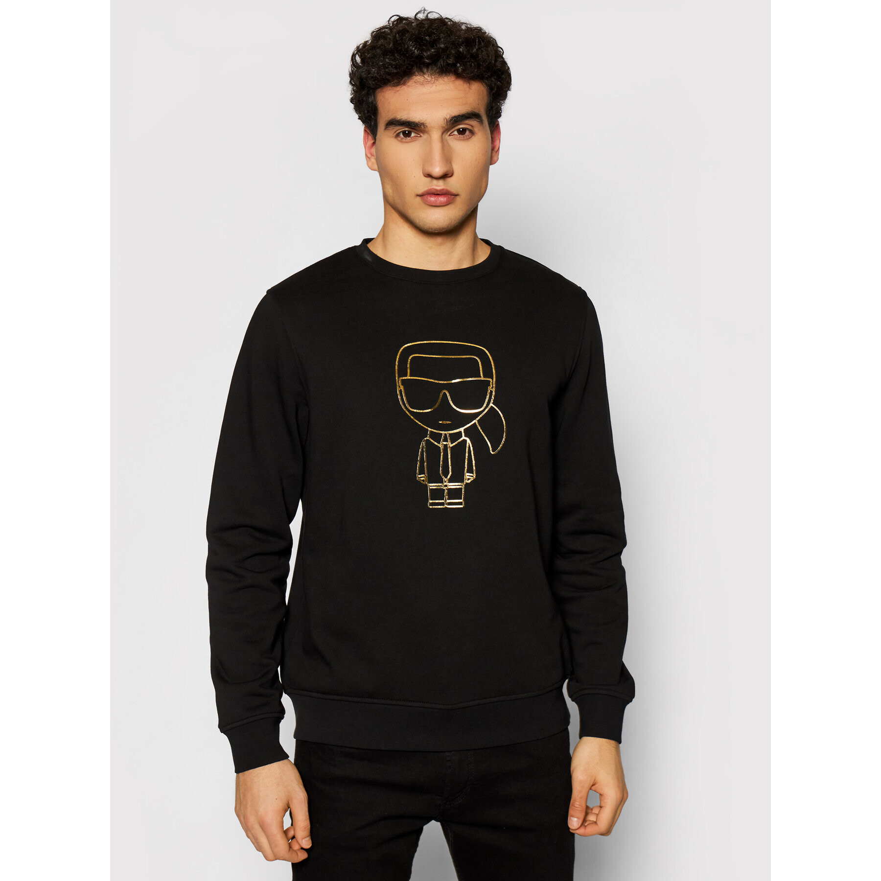 KARL LAGERFELD Суитшърт Sweat 705080 511900 Черен Regular Fit - Pepit.bg