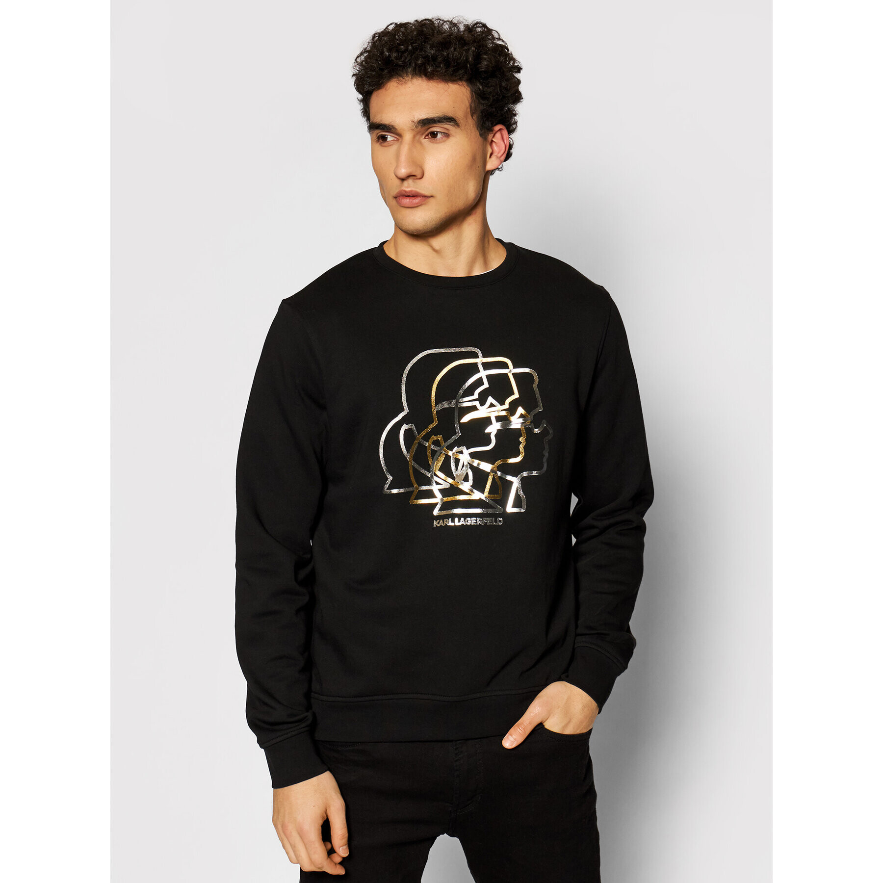 KARL LAGERFELD Суитшърт Sweat 705082 511900 Черен Regular Fit - Pepit.bg