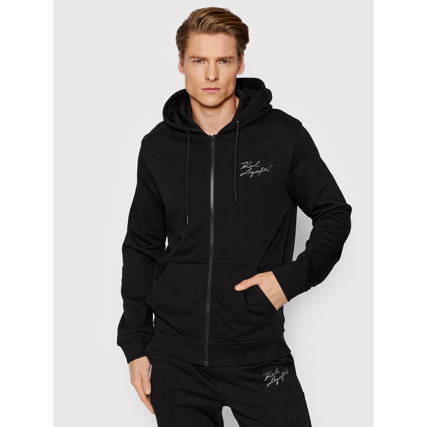 KARL LAGERFELD Суитшърт Sweat 705402 521900 Черен Regular Fit - Pepit.bg