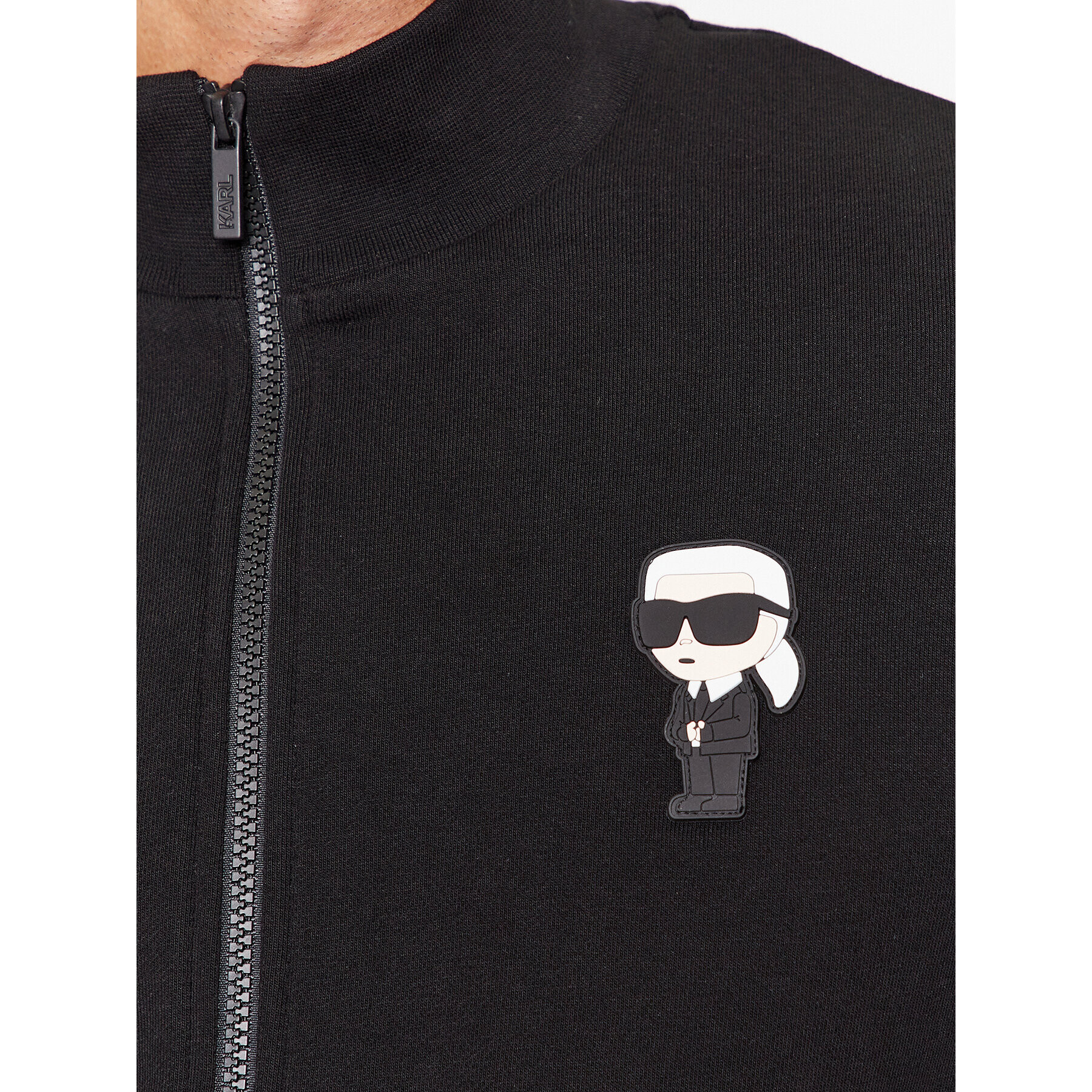 KARL LAGERFELD Суитшърт Sweat Zip 705895 500900 Черен Regular Fit - Pepit.bg