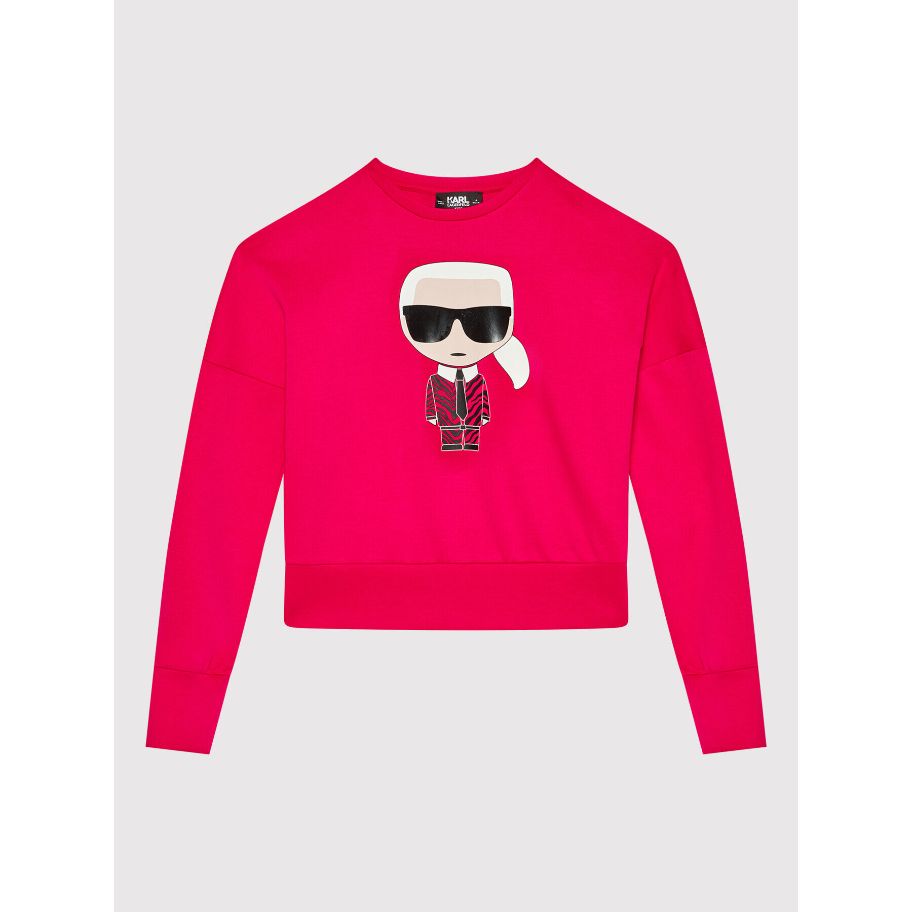 KARL LAGERFELD Суитшърт Z15368 D Розов Regular Fit - Pepit.bg