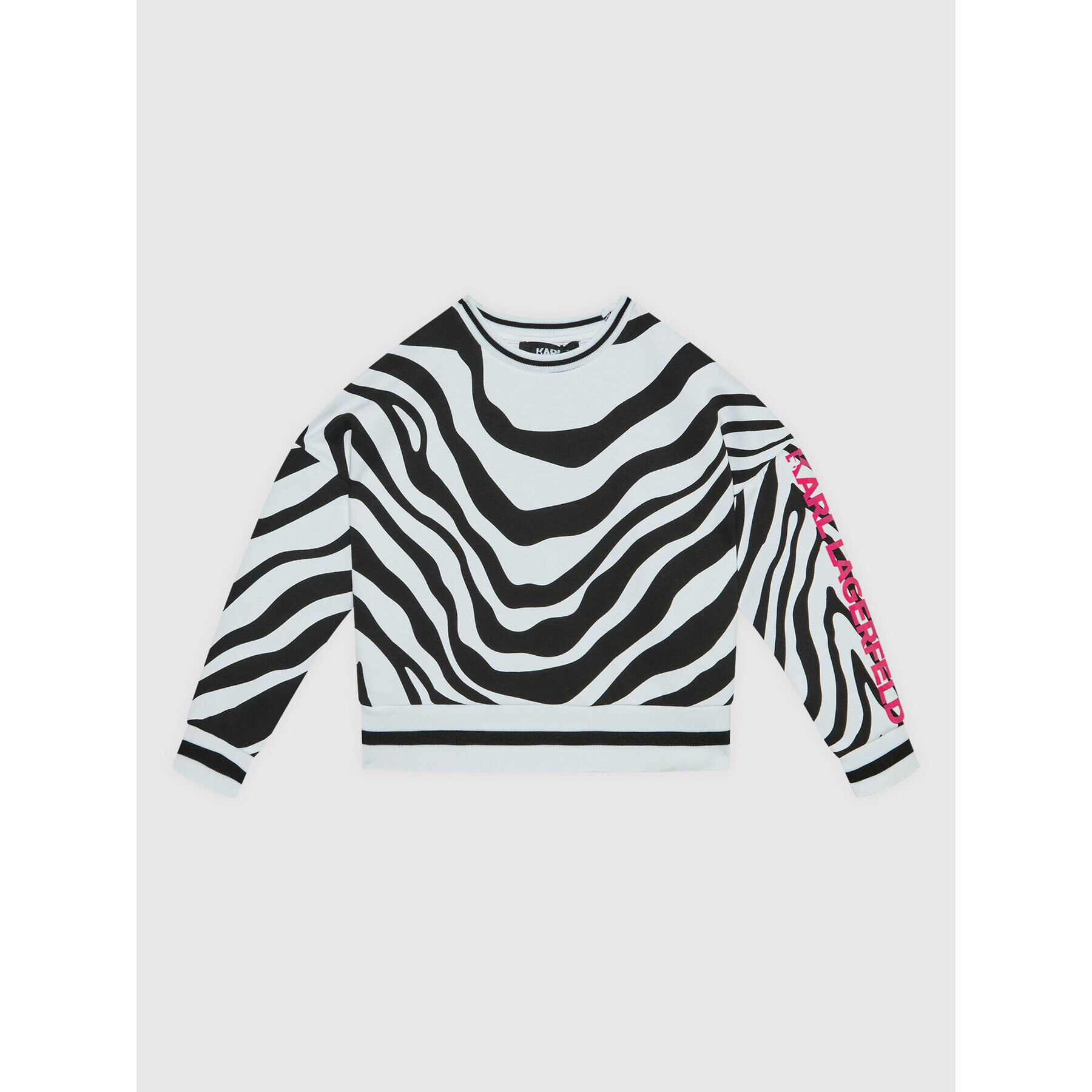 KARL LAGERFELD Суитшърт Z15369 D Бял Regular Fit - Pepit.bg