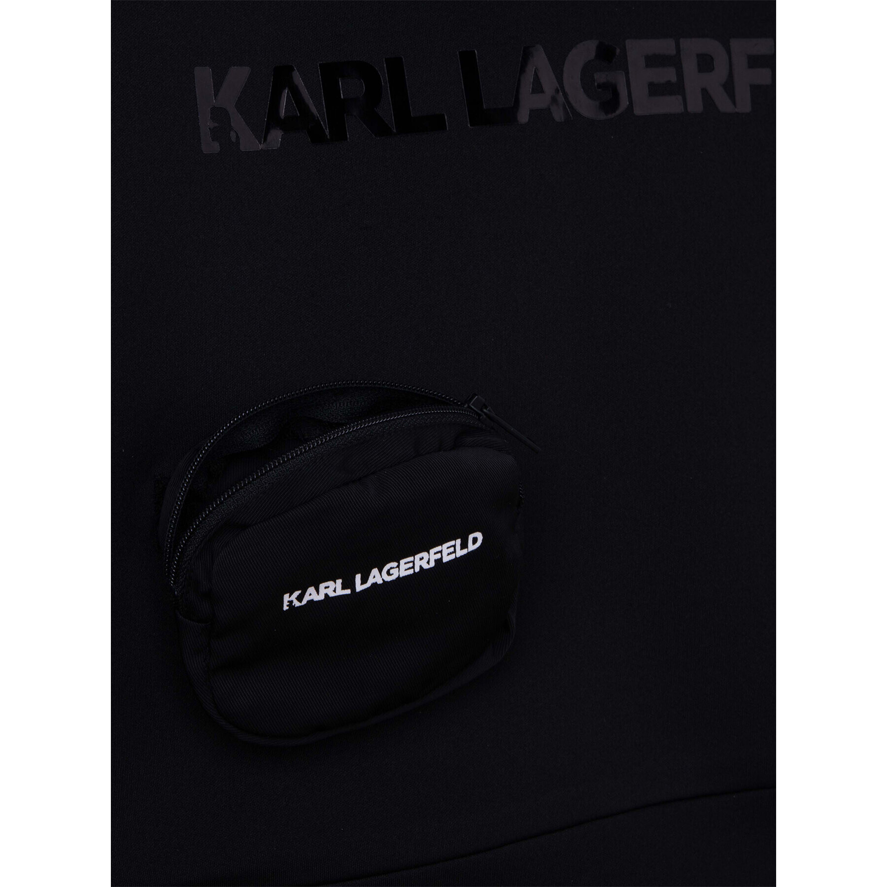 Karl Lagerfeld Kids Суитшърт Z15404 Черен Regular Fit - Pepit.bg