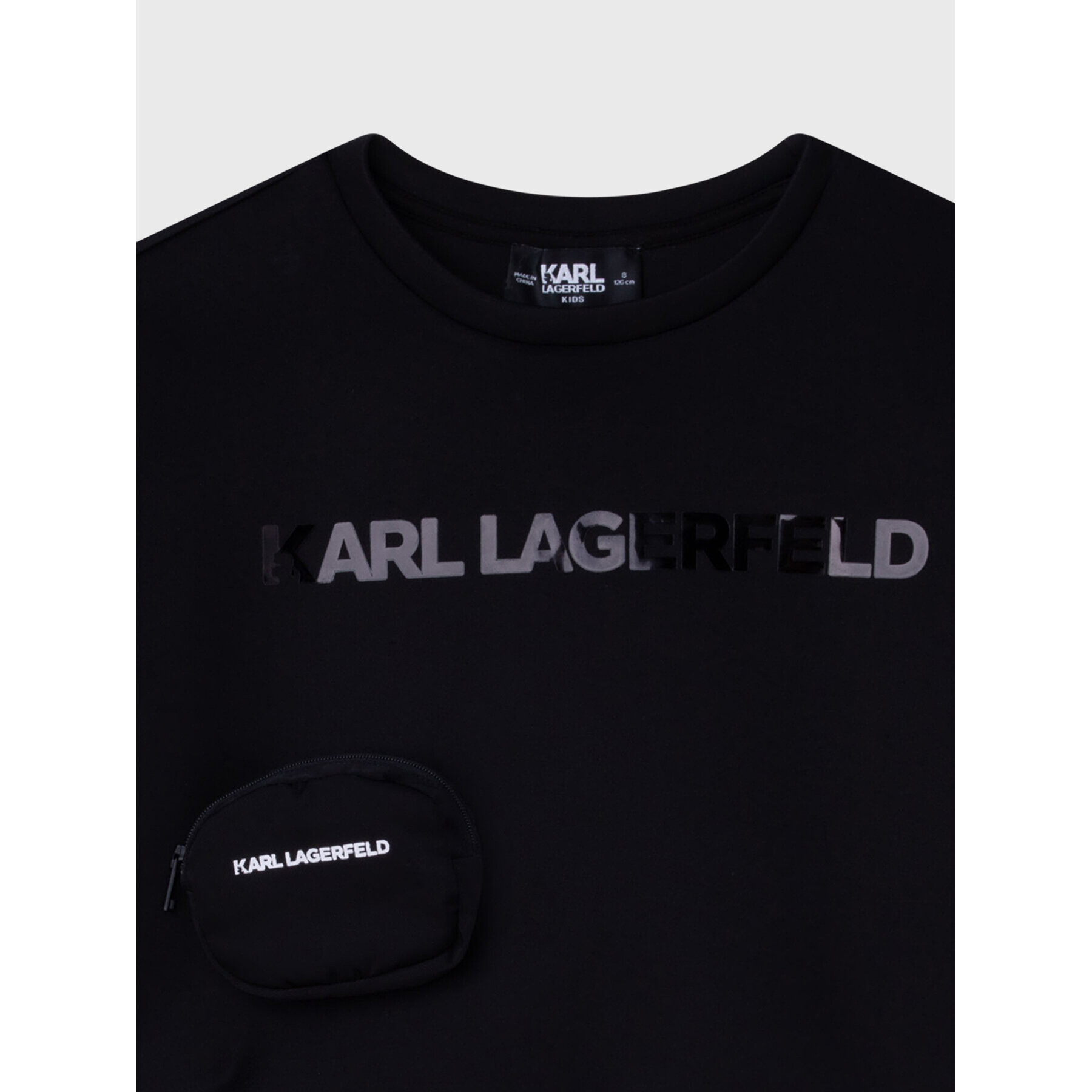 KARL LAGERFELD Суитшърт Z15404 Черен Regular Fit - Pepit.bg