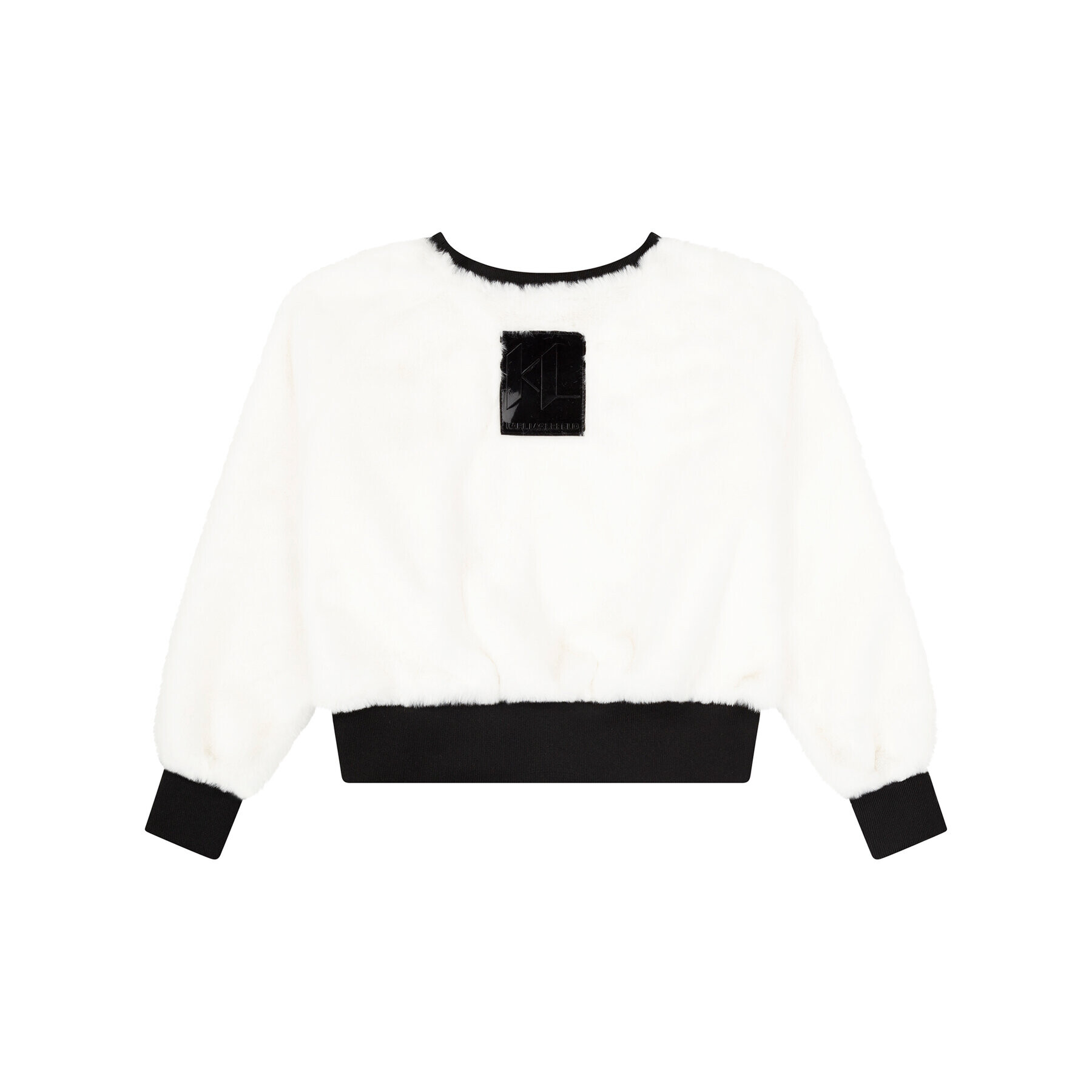 KARL LAGERFELD Суитшърт Z15405 S Бял Regular Fit - Pepit.bg