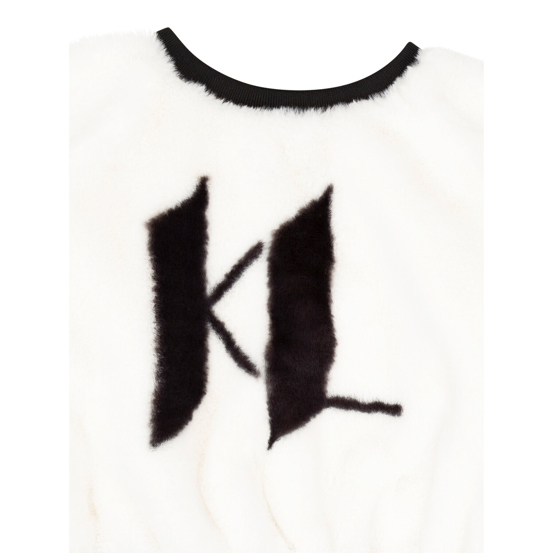 KARL LAGERFELD Суитшърт Z15405 S Бял Regular Fit - Pepit.bg