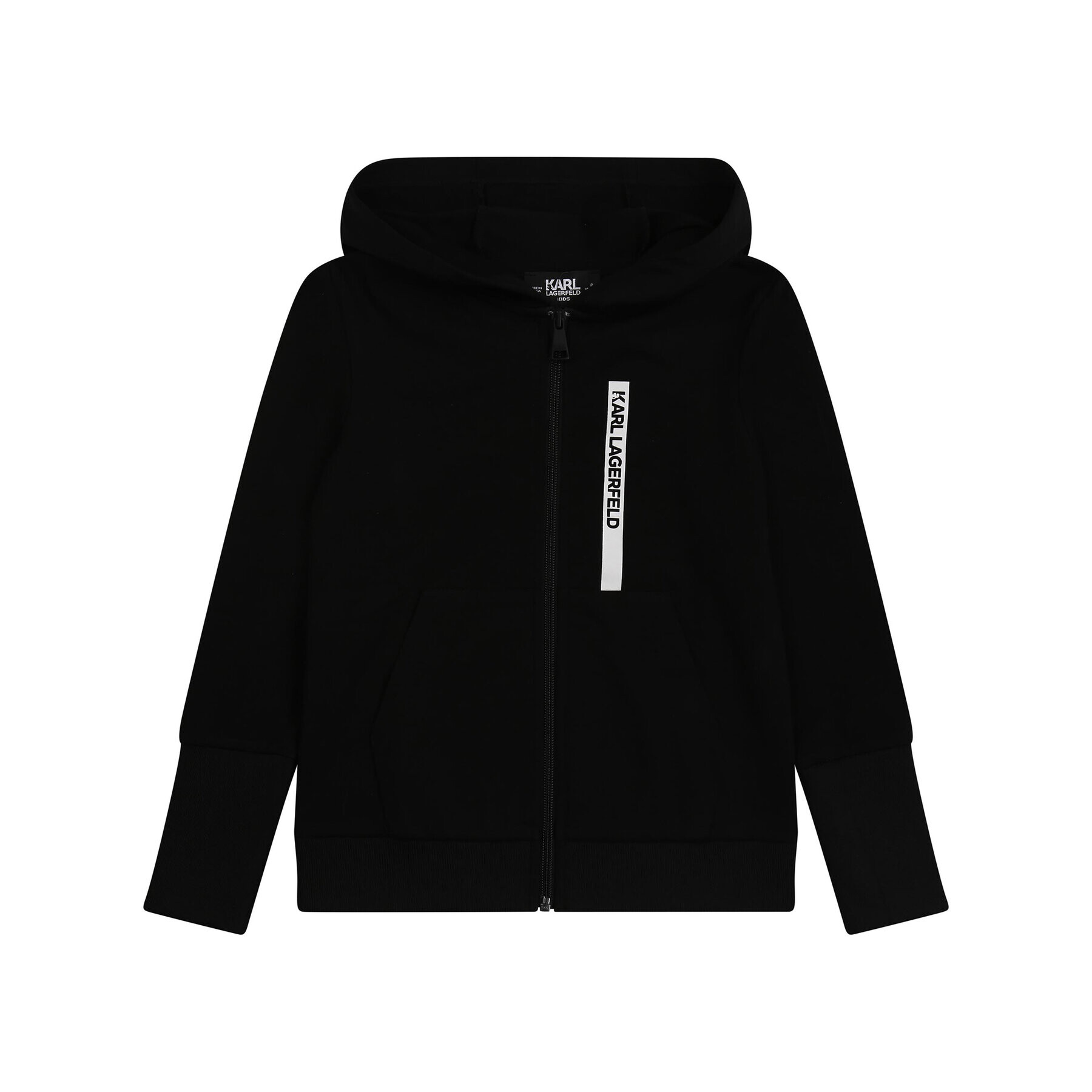 Karl Lagerfeld Kids Суитшърт Z15430 D Черен Regular Fit - Pepit.bg
