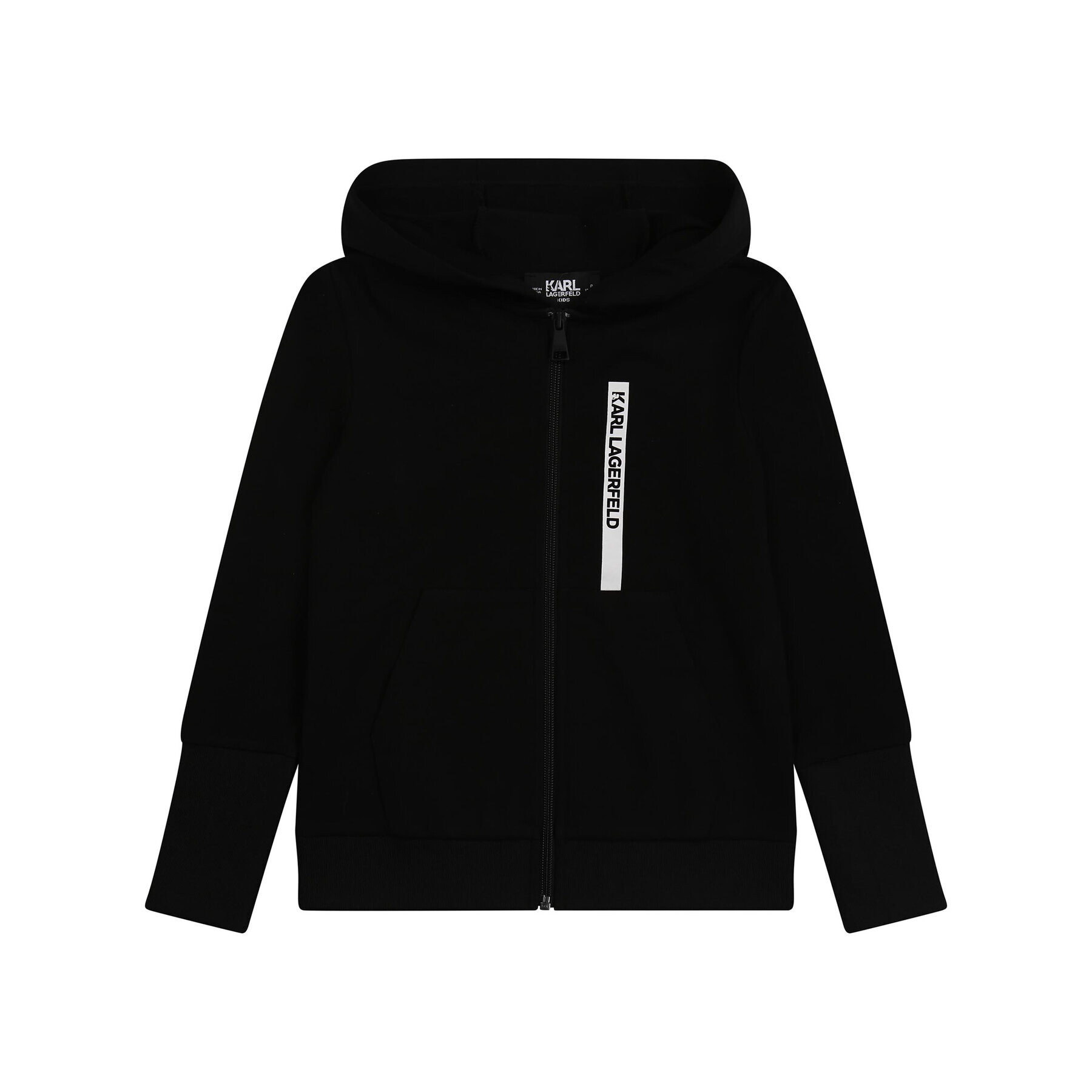 Karl Lagerfeld Kids Суитшърт Z15430 S Черен Regular Fit - Pepit.bg
