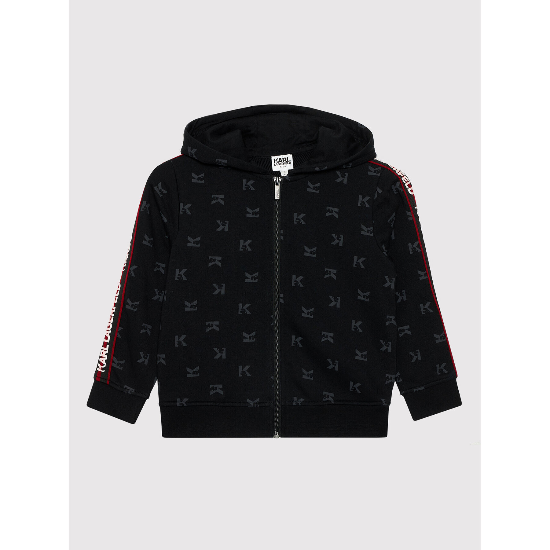 KARL LAGERFELD Суитшърт Z25327 S Черен Regular Fit - Pepit.bg