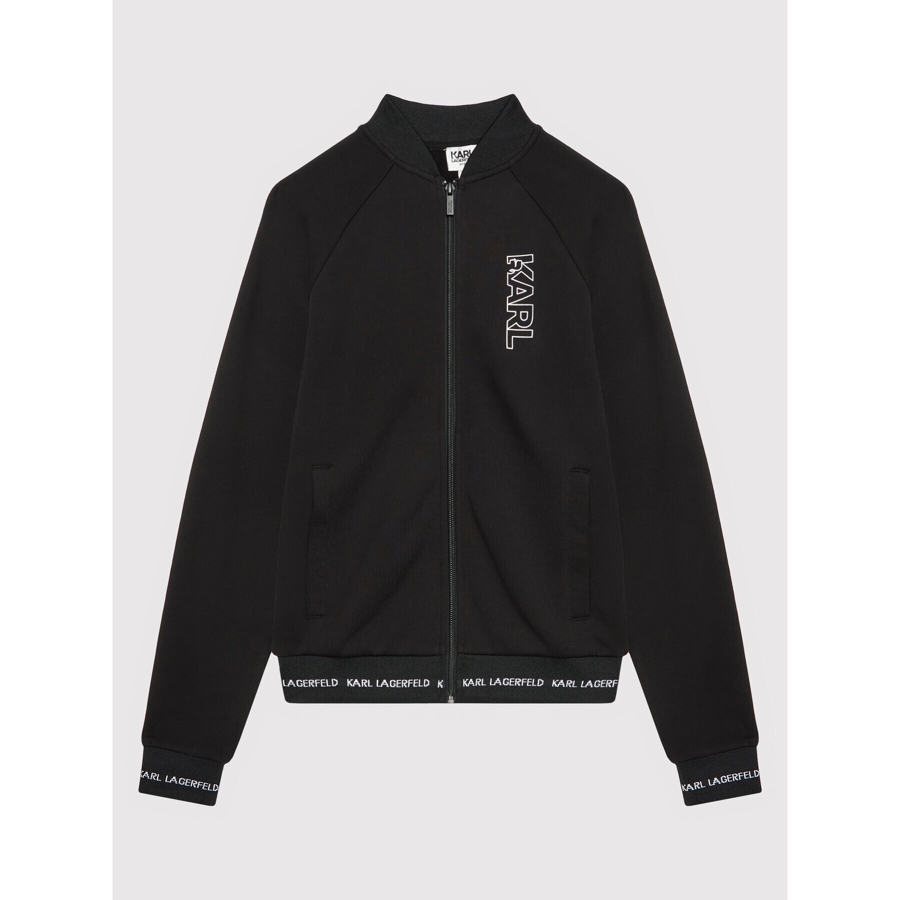KARL LAGERFELD Суитшърт Z25329 S Черен Regular Fit - Pepit.bg